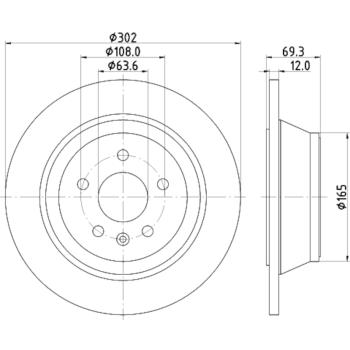 Hella Pagid 355119152 - Disc Brake Rotor Hella Pagid 355119152 Disc Brake Rotor product image 1 of 1