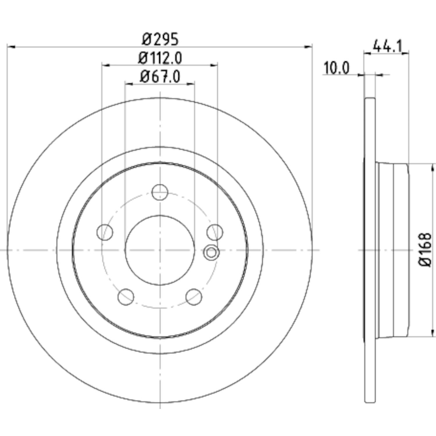 Hella Pagid 355119422 - Disc Brake Rotor Hella Pagid 355119422 Disc Brake Rotor product image 1 of 1