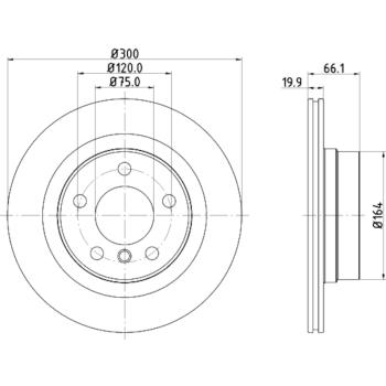 Hella Pagid 355120972 - Disc Brake Rotor Hella Pagid 355120972 Disc Brake Rotor product image 1 of 1