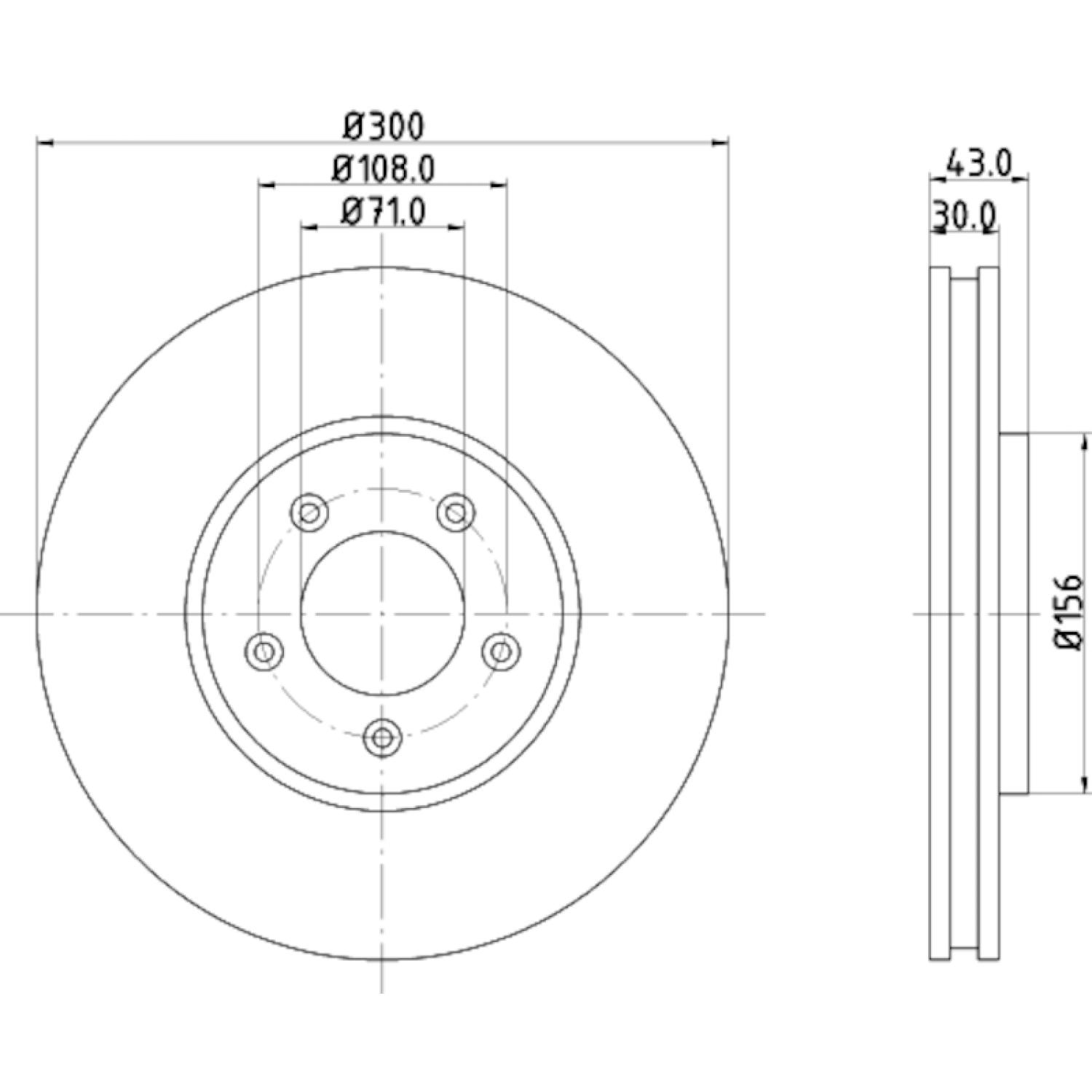 Hella Pagid 355122132 - Disc Brake Rotor Hella Pagid 355122132 Disc Brake Rotor product image 1 of 1
