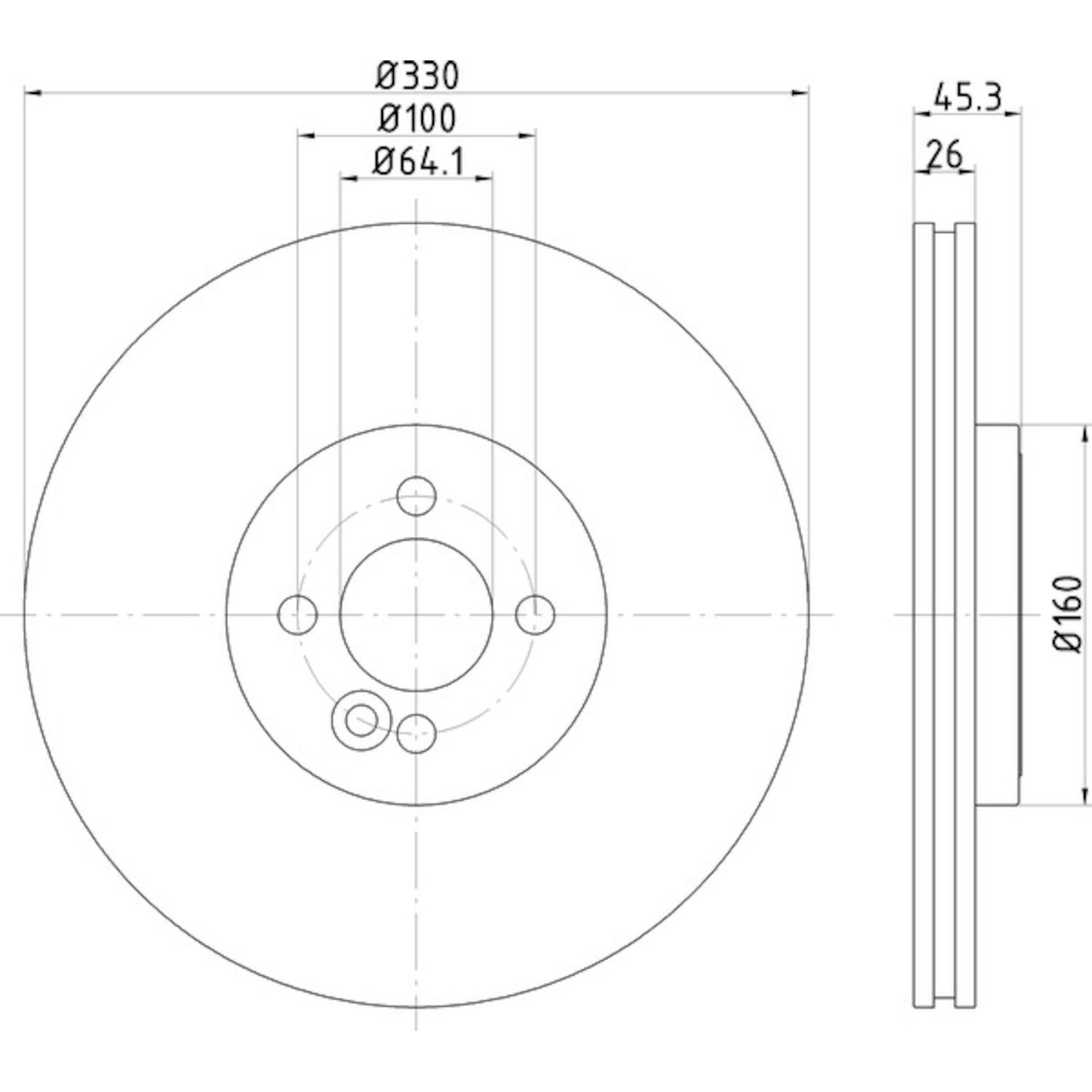 Hella Pagid 355122731 - Disc Brake Rotor Hella Pagid 355122731 Disc Brake Rotor product image 1 of 1