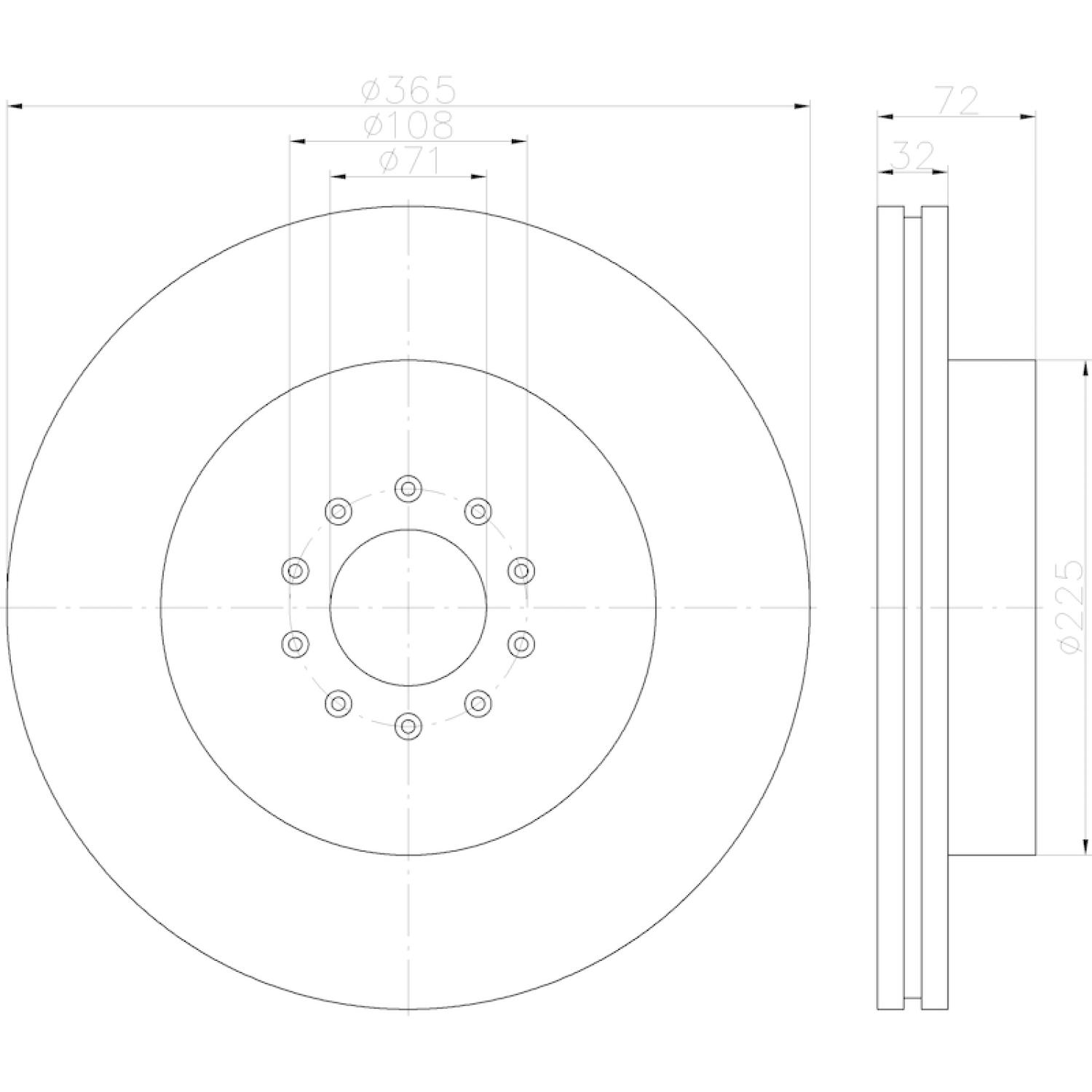 Hella Pagid 355123092 - Disc Brake Rotor Hella Pagid 355123092 Disc Brake Rotor product image 1 of 1