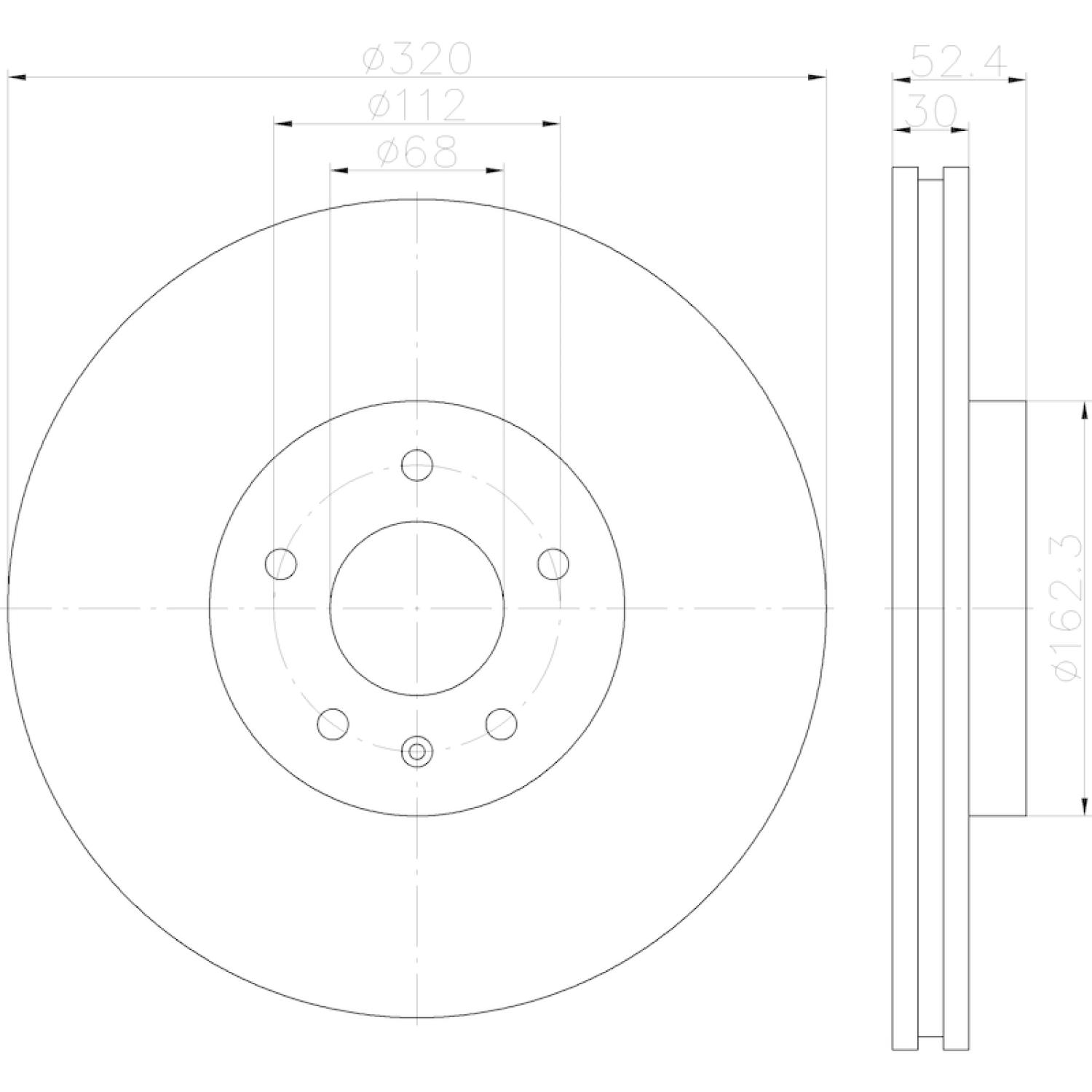 Hella Pagid 355123122 - Disc Brake Rotor Hella Pagid 355123122 Disc Brake Rotor product image 1 of 1