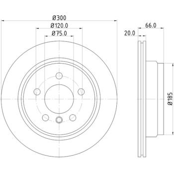 Hella Pagid 355123152 - Disc Brake Rotor Hella Pagid 355123152 Disc Brake Rotor product image 1 of 1