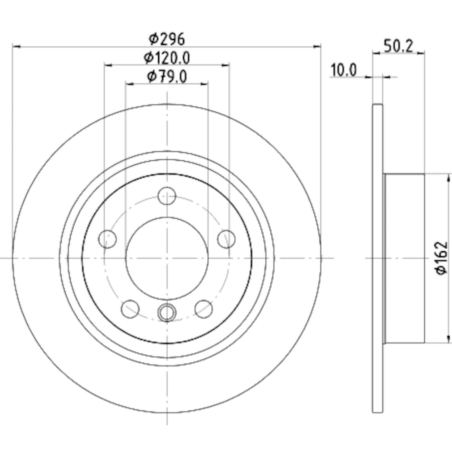 Hella Pagid 355126741 - Disc Brake Rotor Hella Pagid 355126741 Disc Brake Rotor product image 1 of 1