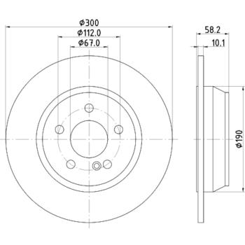 Hella Pagid 355126851 - Disc Brake Rotor Hella Pagid 355126851 Disc Brake Rotor product image 4 of 4