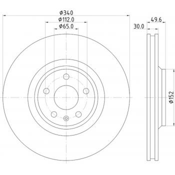 Hella Pagid 355129701 - Disc Brake Rotor Hella Pagid 355129701 Disc Brake Rotor product image 1 of 1