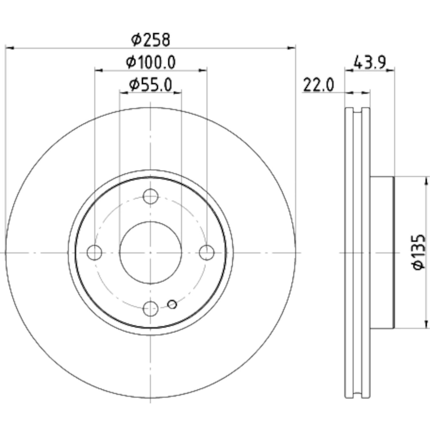 Hella Pagid 355131821 - Disc Brake Rotor Hella Pagid 355131821 Disc Brake Rotor product image 1 of 1