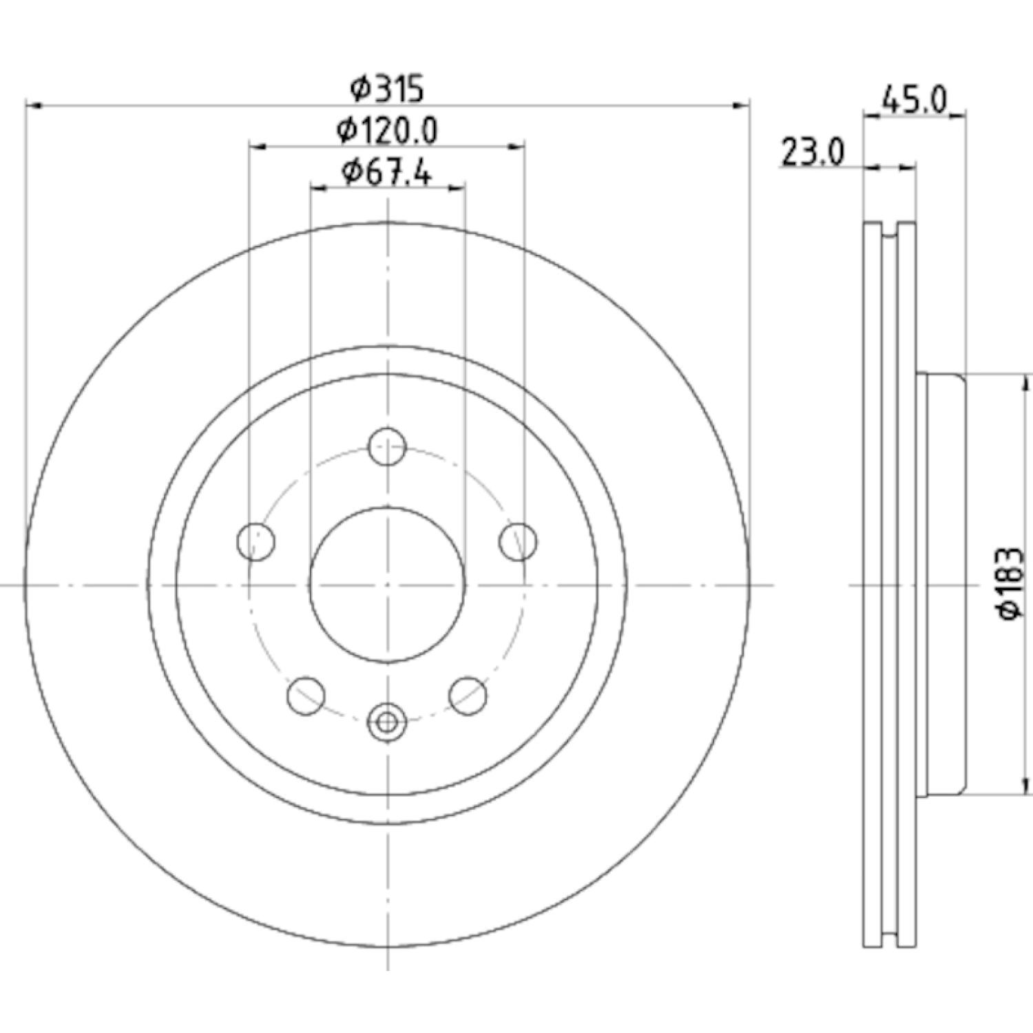 Hella Pagid 355132751 - Disc Brake Rotor Hella Pagid 355132751 Disc Brake Rotor product image 1 of 1