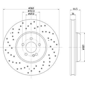Hella Pagid 355134452 - Disc Brake Rotor Hella Pagid 355134452 Disc Brake Rotor product image 1 of 1