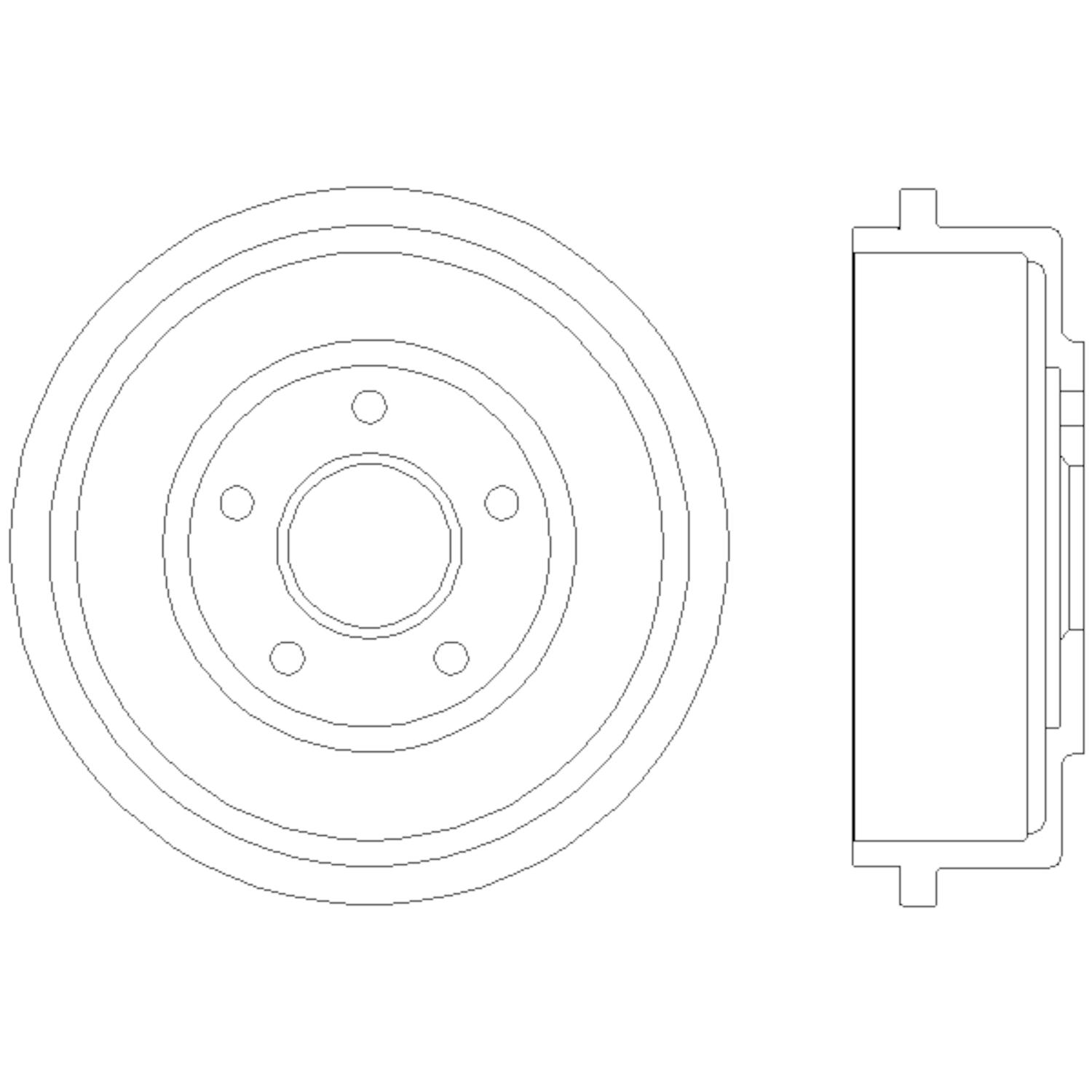 Hella Pagid 355300431 - Brake Drum Hella Pagid 355300431 Brake Drum product image 1 of 1