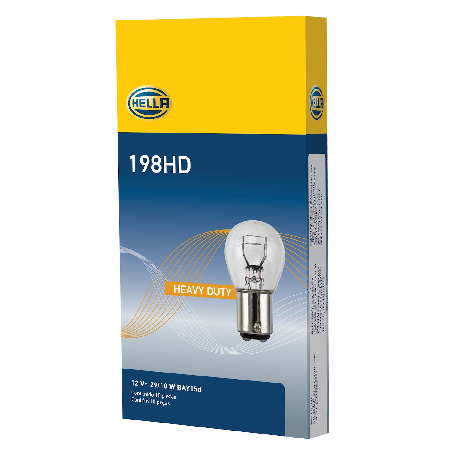 HELLA 198HD - Multi Purpose Light Bulb HELLA 198HD Back Up Light Bulb product image 2 of 2
