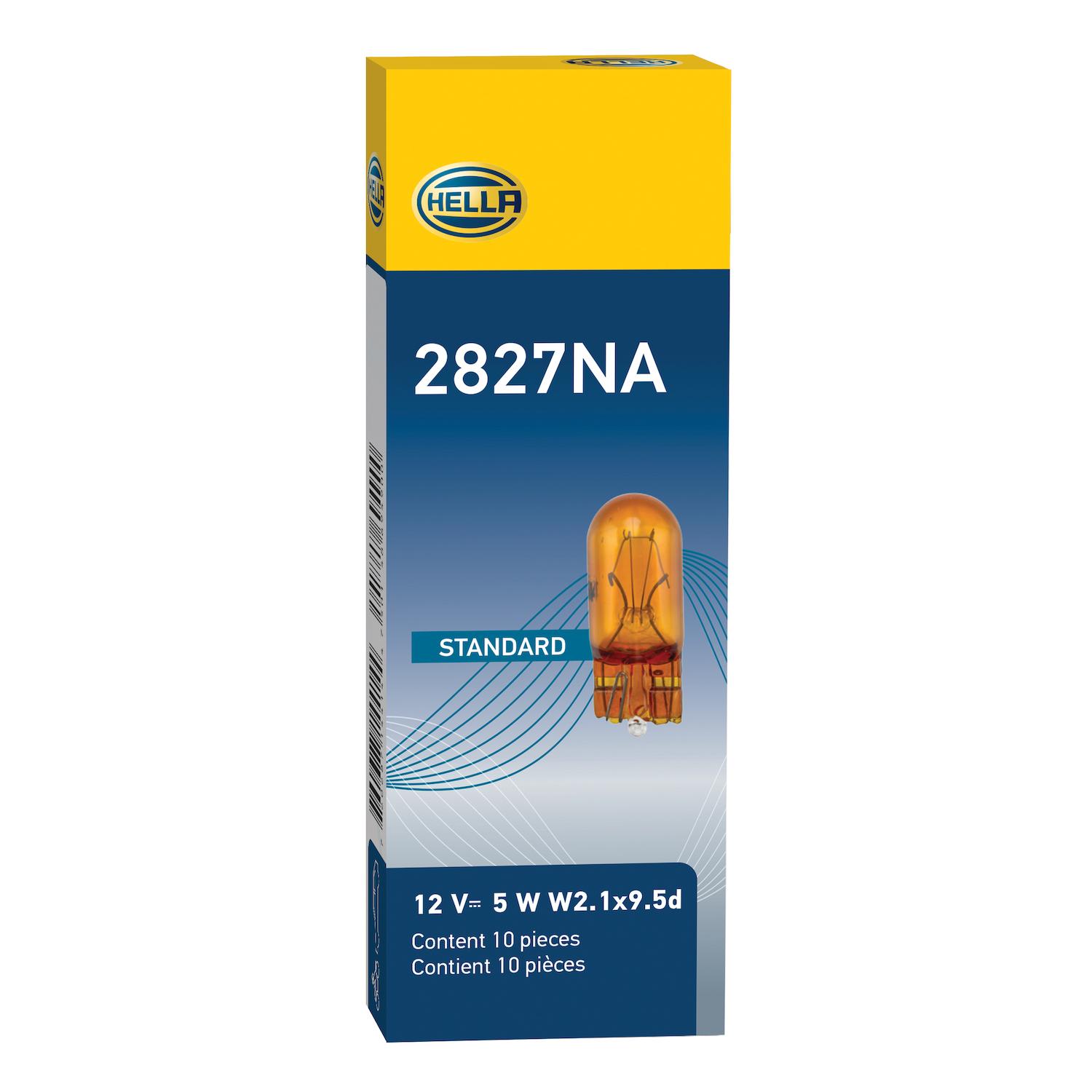 HELLA 2827NA - Multi Purpose Light Bulb HELLA 2827NA Courtesy Light Bulb product image 2 of 2