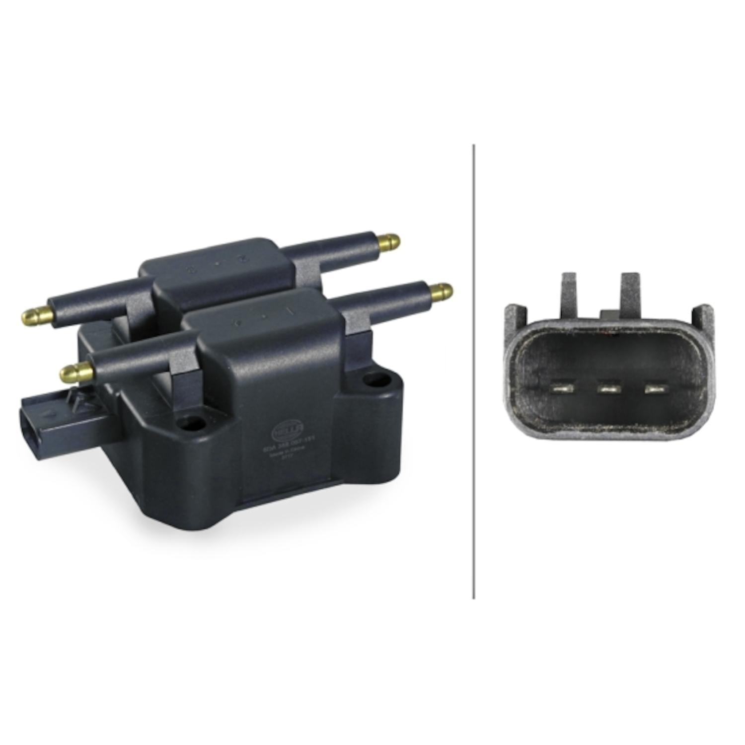 HELLA 358057151 - Ignition Coil HELLA 358057151 Ignition Coil product image 1 of 1