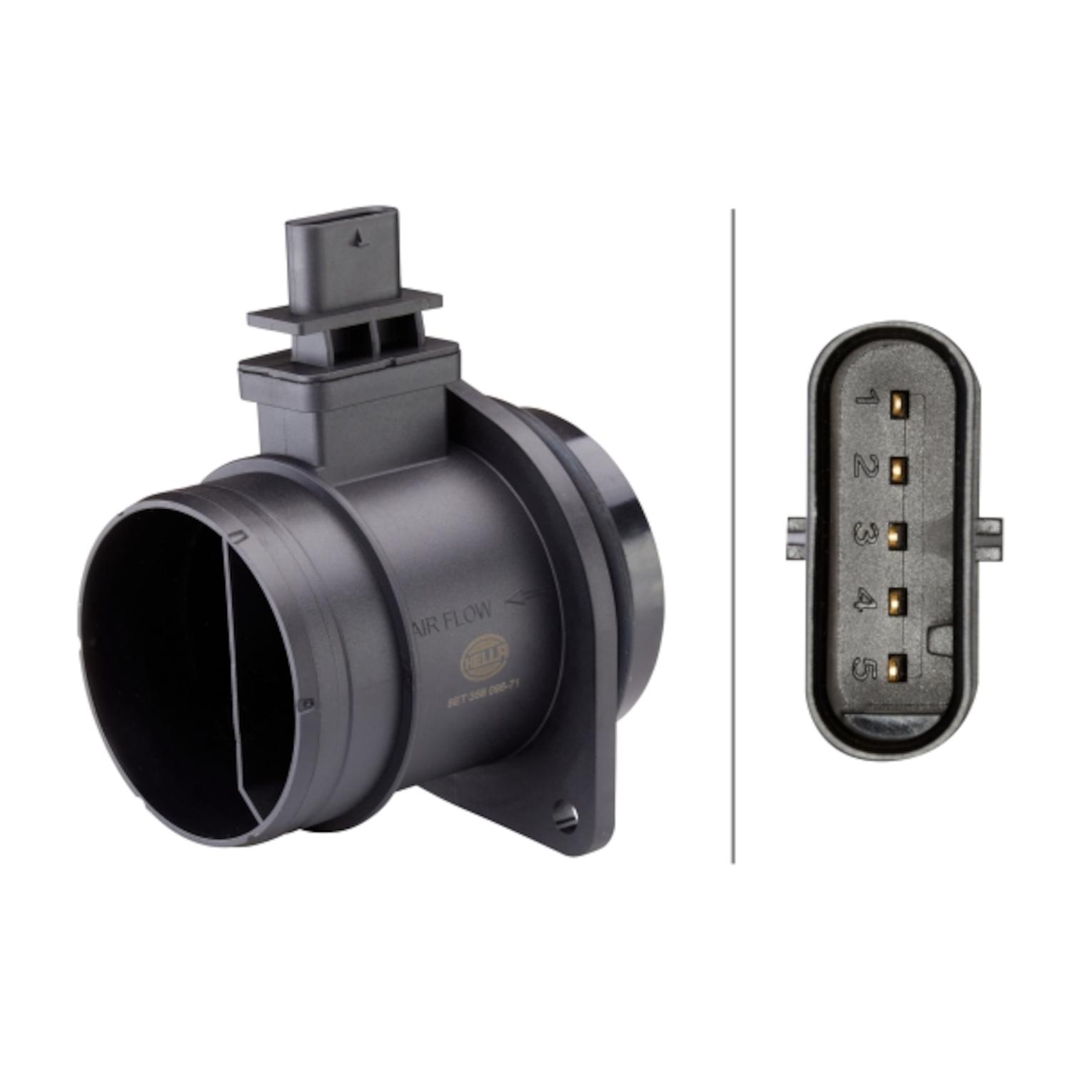 HELLA 358095711 - Mass Air Flow Sensor HELLA 358095711 Mass Air Flow Sensor product image 1 of 1