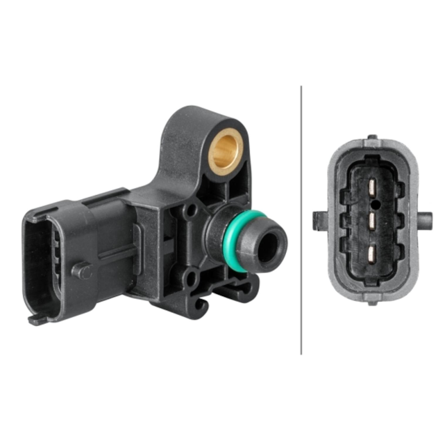HELLA 358152051 - Turbocharger Boost Sensor HELLA 358152051 Turbocharger Boost Sensor product image 1 of 1