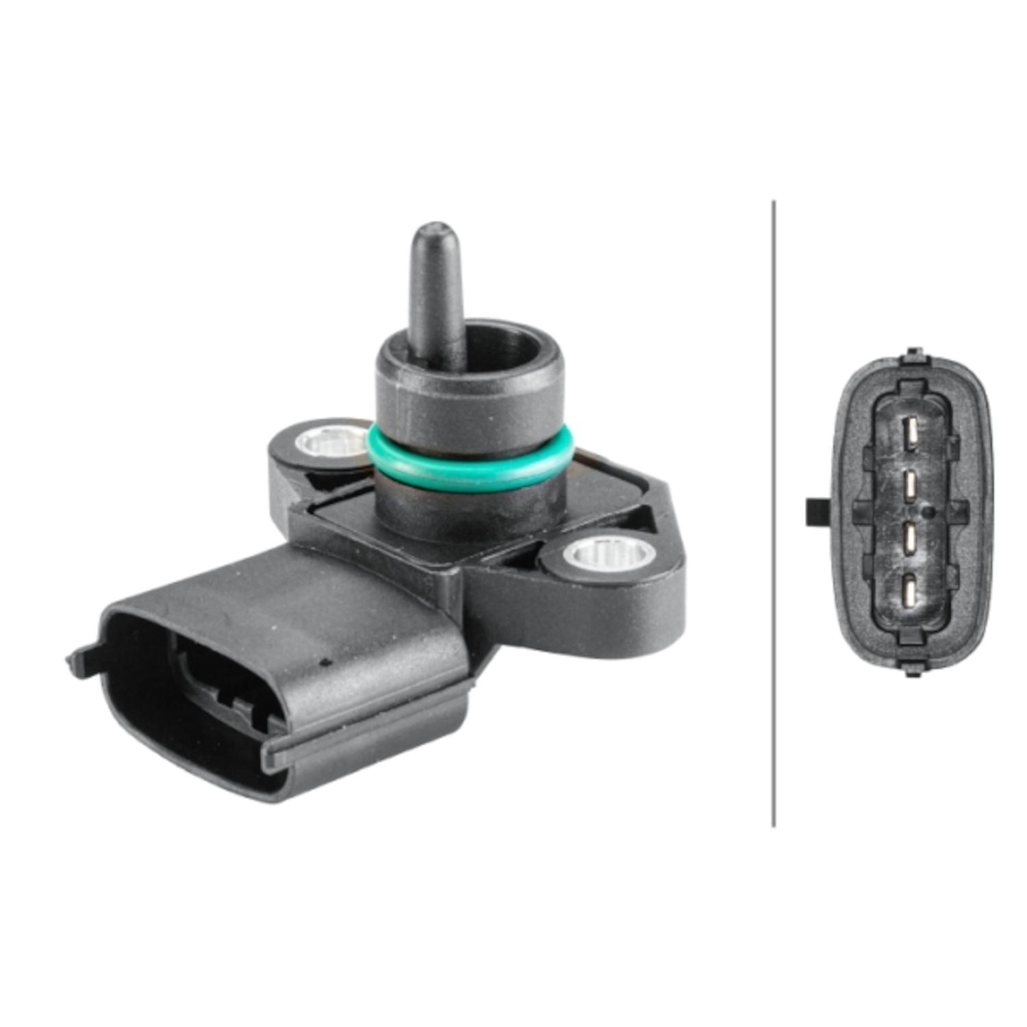 HELLA 358152201 - Turbocharger Boost Sensor HELLA 358152201 Manifold Absolute Pressure Sensor product image 1 of 1