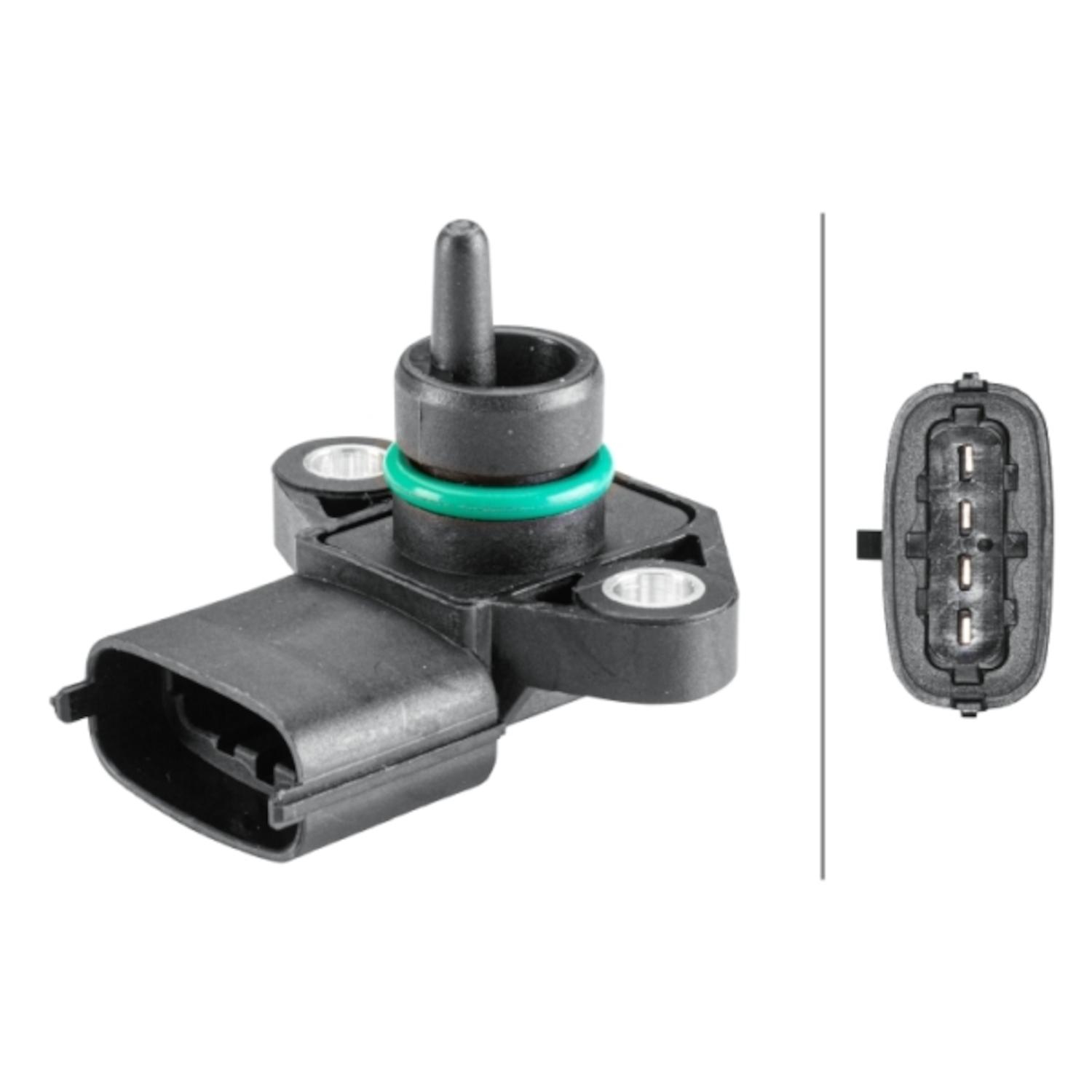 HELLA 358152211 - Turbocharger Boost Sensor HELLA 358152211 Manifold Absolute Pressure Sensor product image 1 of 1