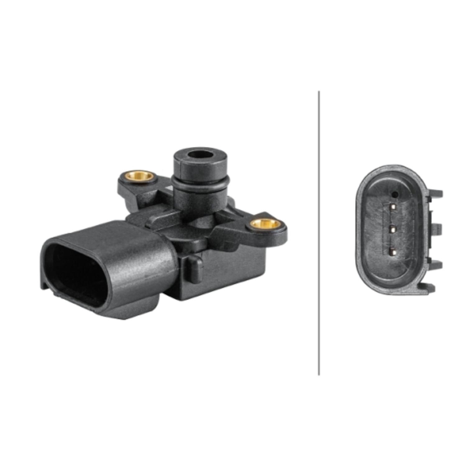 HELLA 358152241 - Turbocharger Boost Sensor HELLA 358152241 Manifold Absolute Pressure Sensor product image 1 of 1