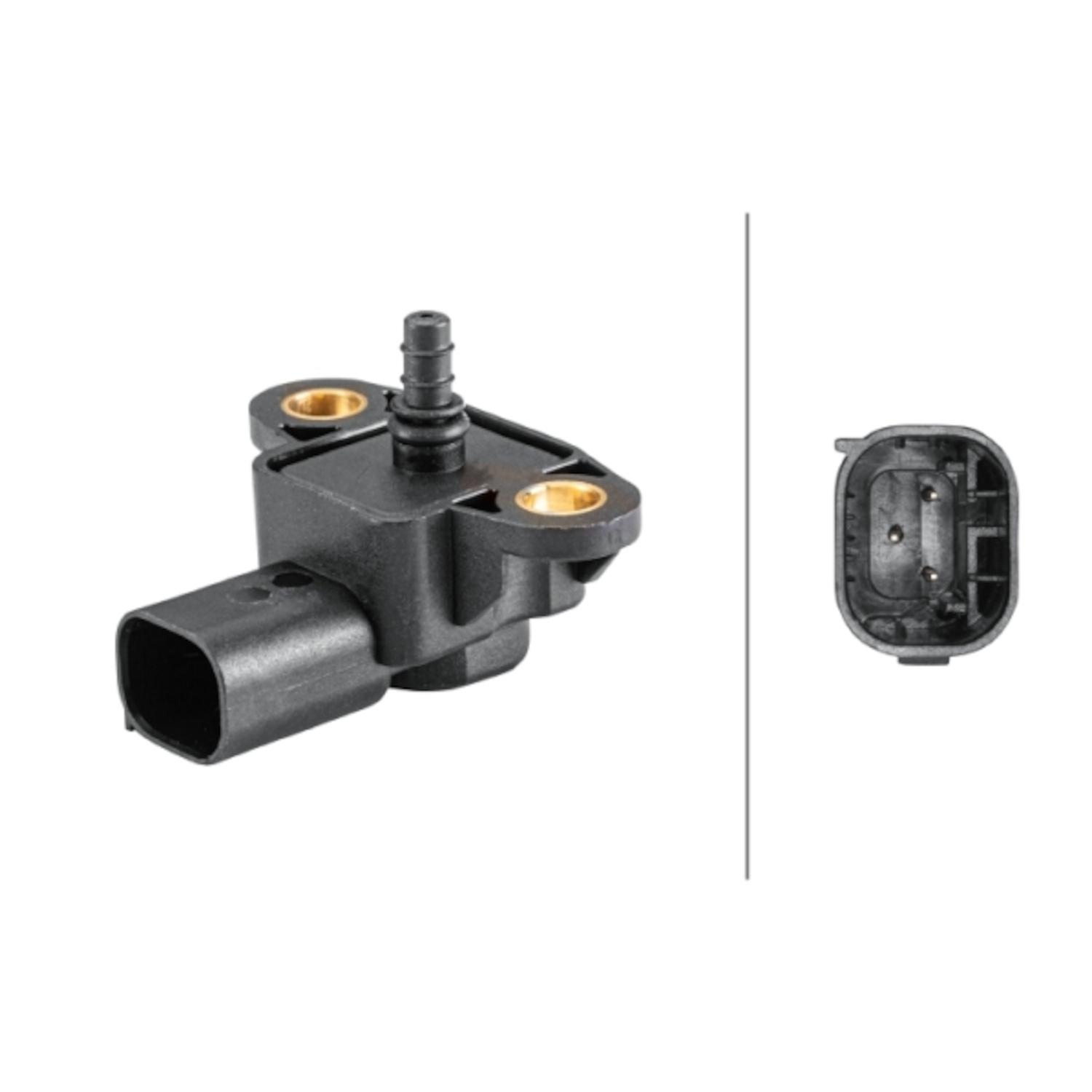 HELLA 358152281 - Turbocharger Boost Sensor HELLA 358152281 Manifold Absolute Pressure Sensor product image 1 of 1