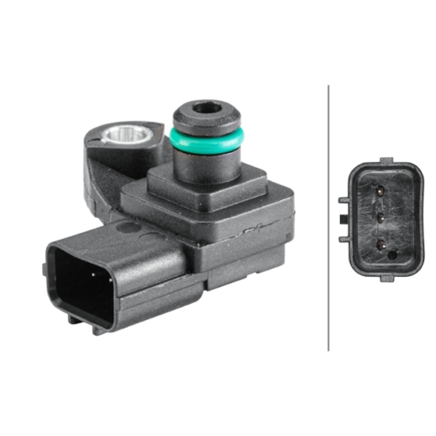 HELLA 358152351 - Turbocharger Boost Sensor HELLA 358152351 Manifold Absolute Pressure Sensor product image 1 of 1