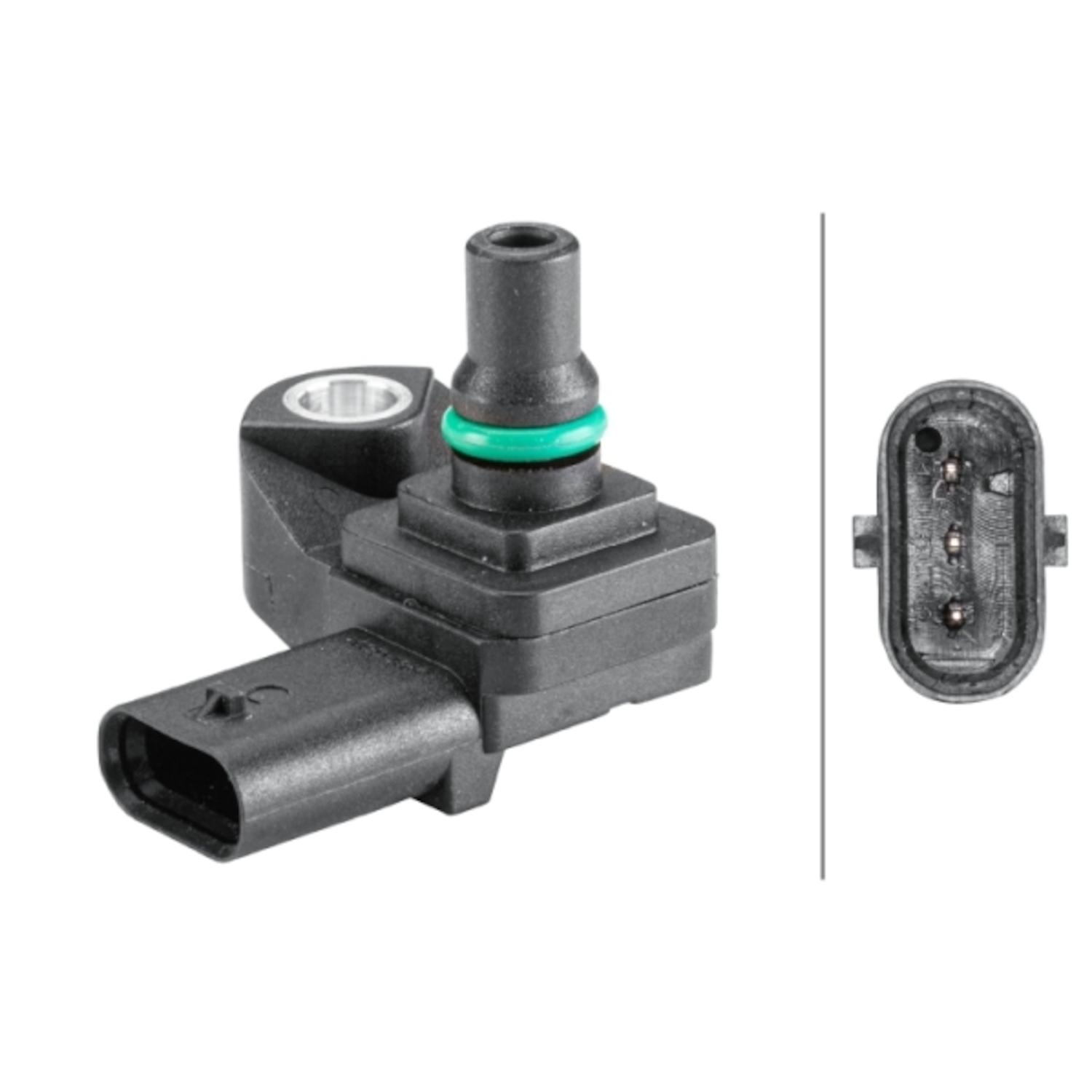 HELLA 358152401 - Turbocharger Boost Sensor HELLA 358152401 Manifold Absolute Pressure Sensor product image 1 of 1