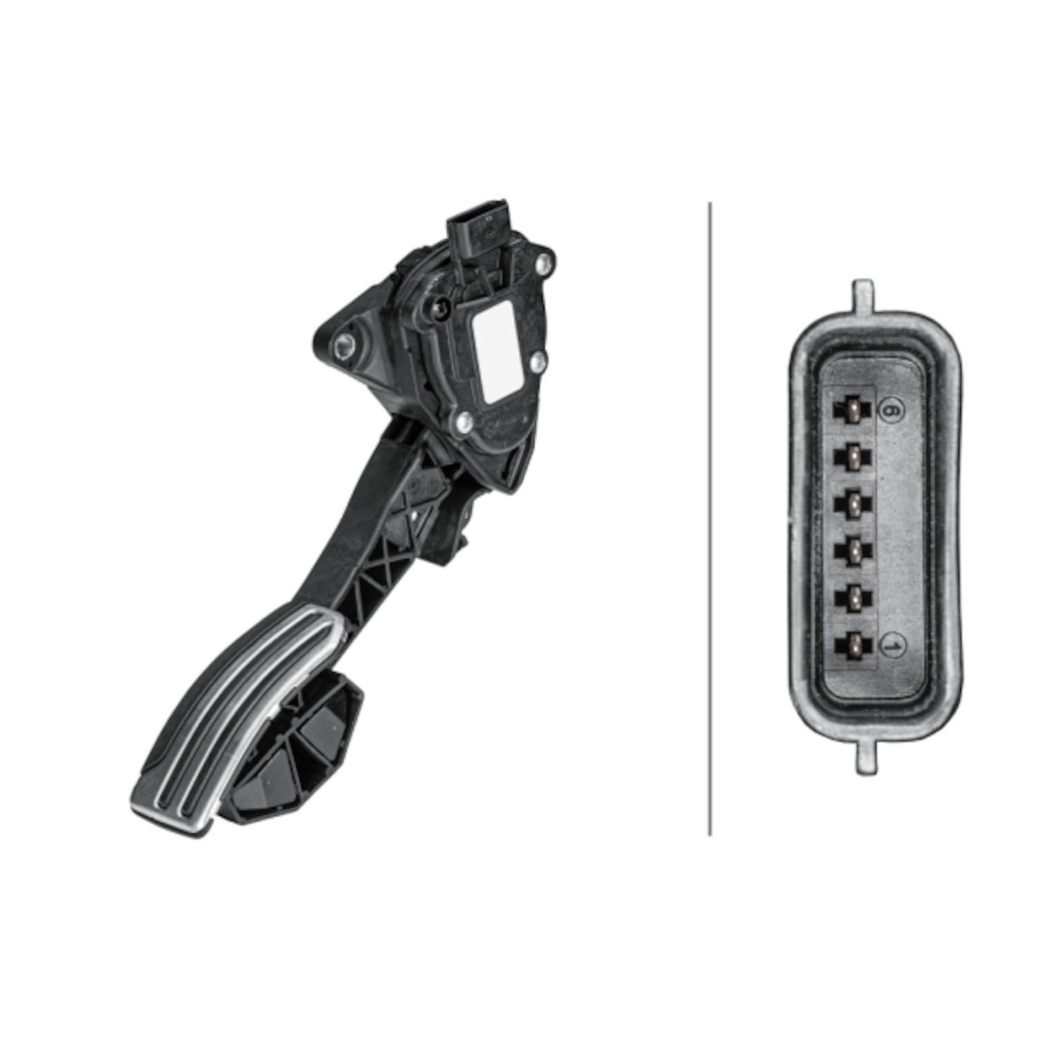 HELLA 358156211 - Accelerator Pedal Sensor HELLA 358156211 Accelerator Pedal Sensor product image 1 of 1