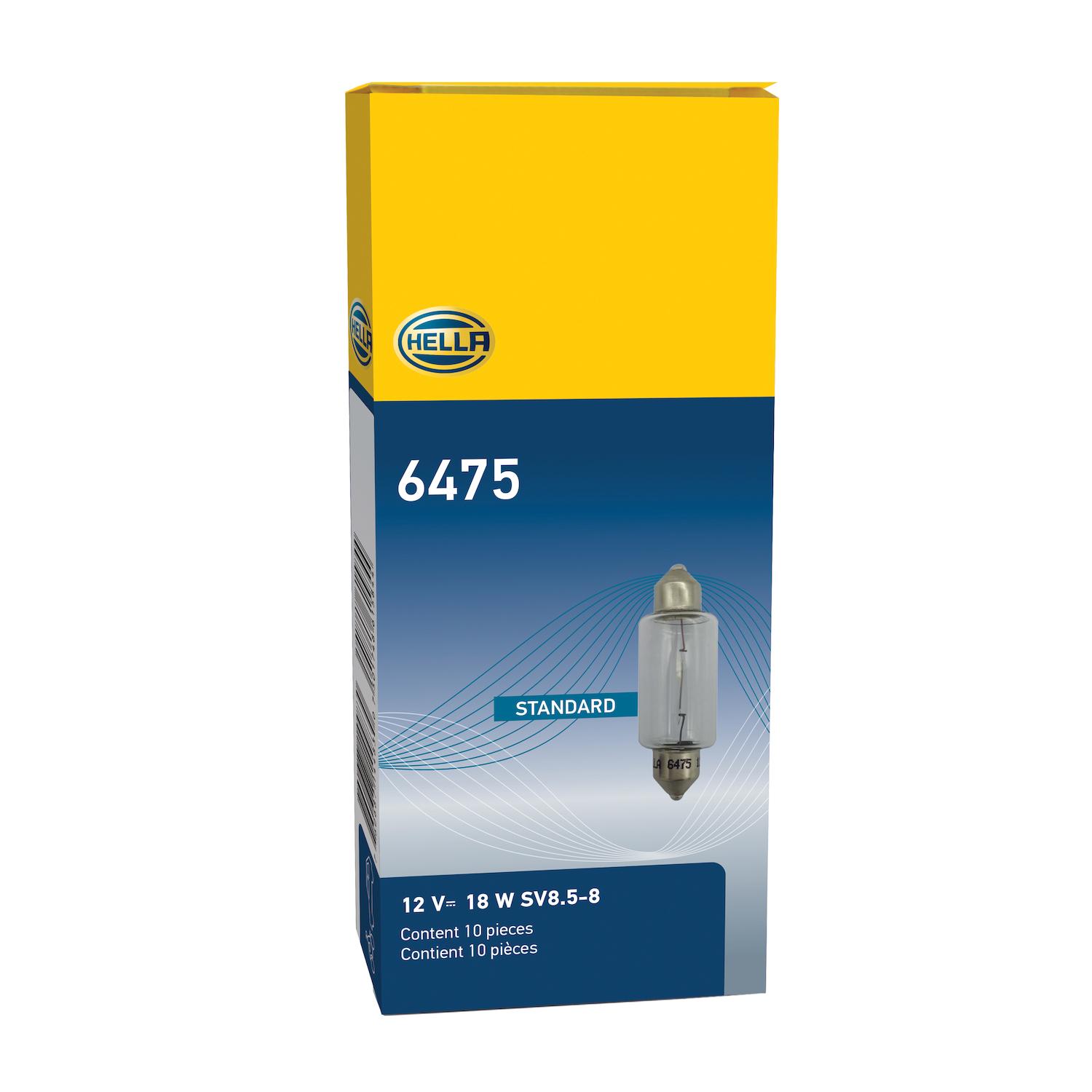 HELLA 6475 - Multi Purpose Light Bulb HELLA 6475 Dome Light Bulb product image 2 of 2
