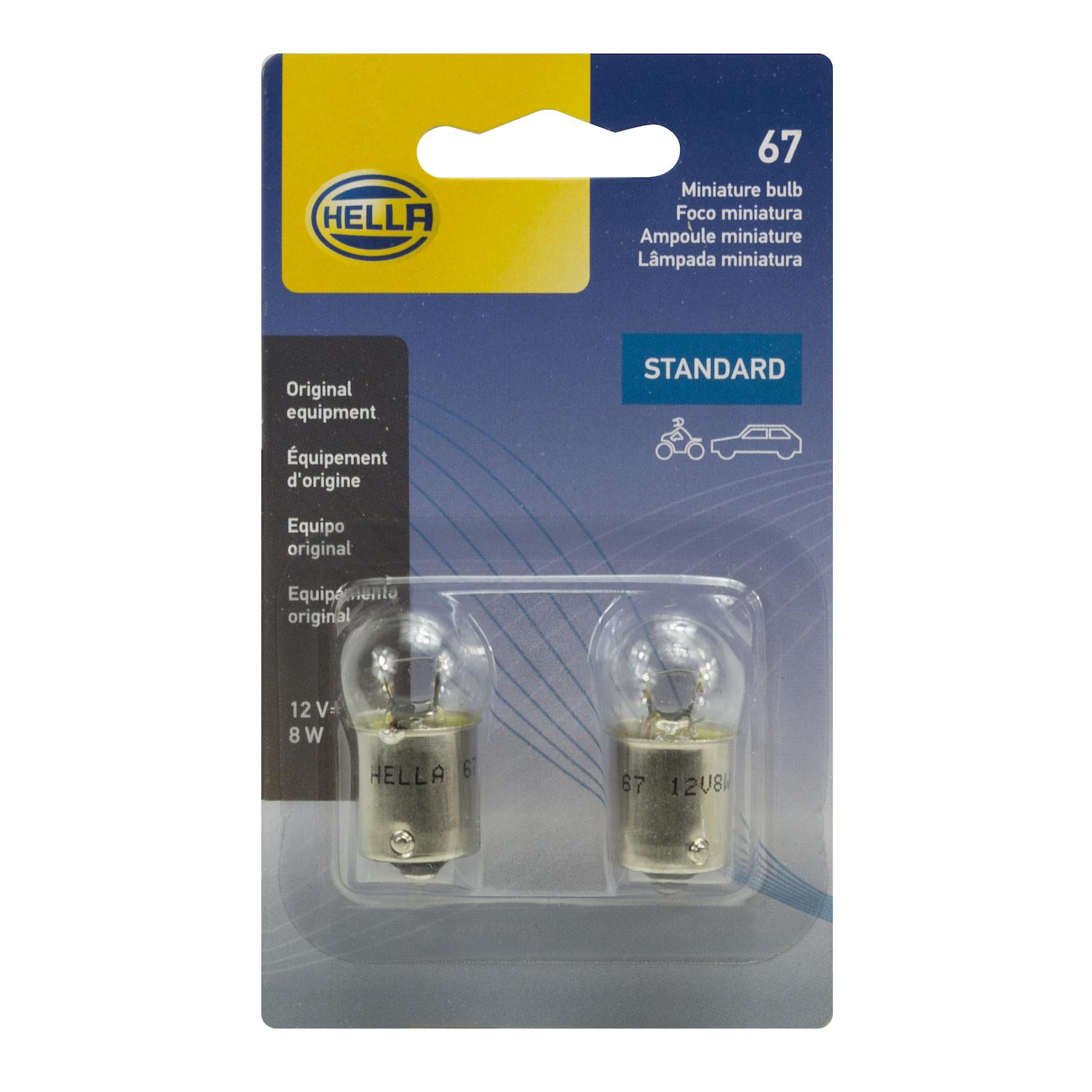 HELLA 67TB - Multi Purpose Light Bulb HELLA 67TB Courtesy Light Bulb product image 2 of 2