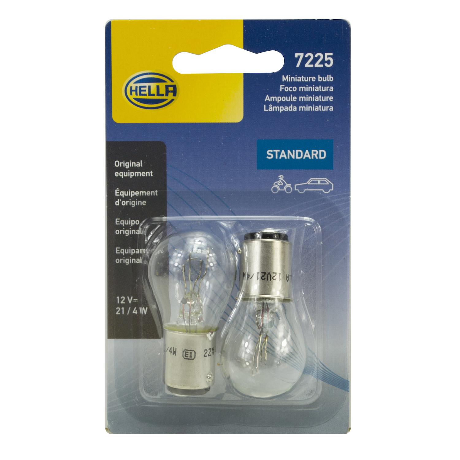 HELLA 7225TB - Multi Purpose Light Bulb HELLA 7225TB Back Up Light Bulb product image 2 of 2