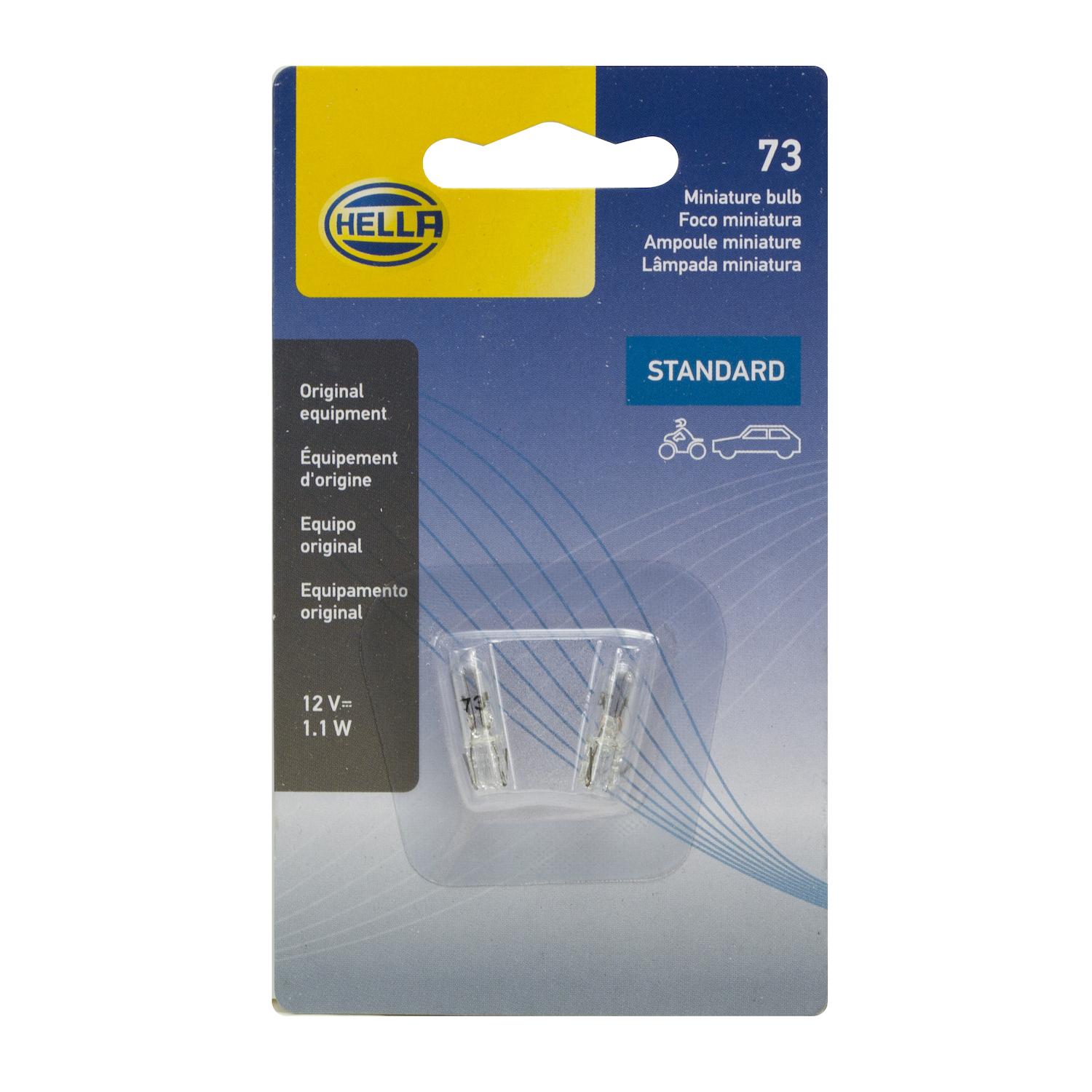 HELLA 73TB - Multi Purpose Light Bulb HELLA 73TB Ash Tray Light Bulb product image 2 of 2
