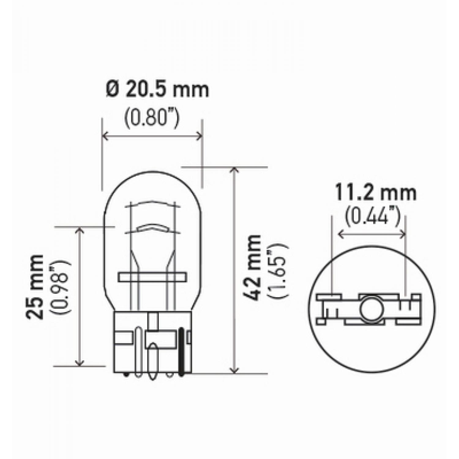 HELLA 7443 - Multi Purpose Light Bulb HELLA 7443 Back Up Light Bulb product image 3 of 3
