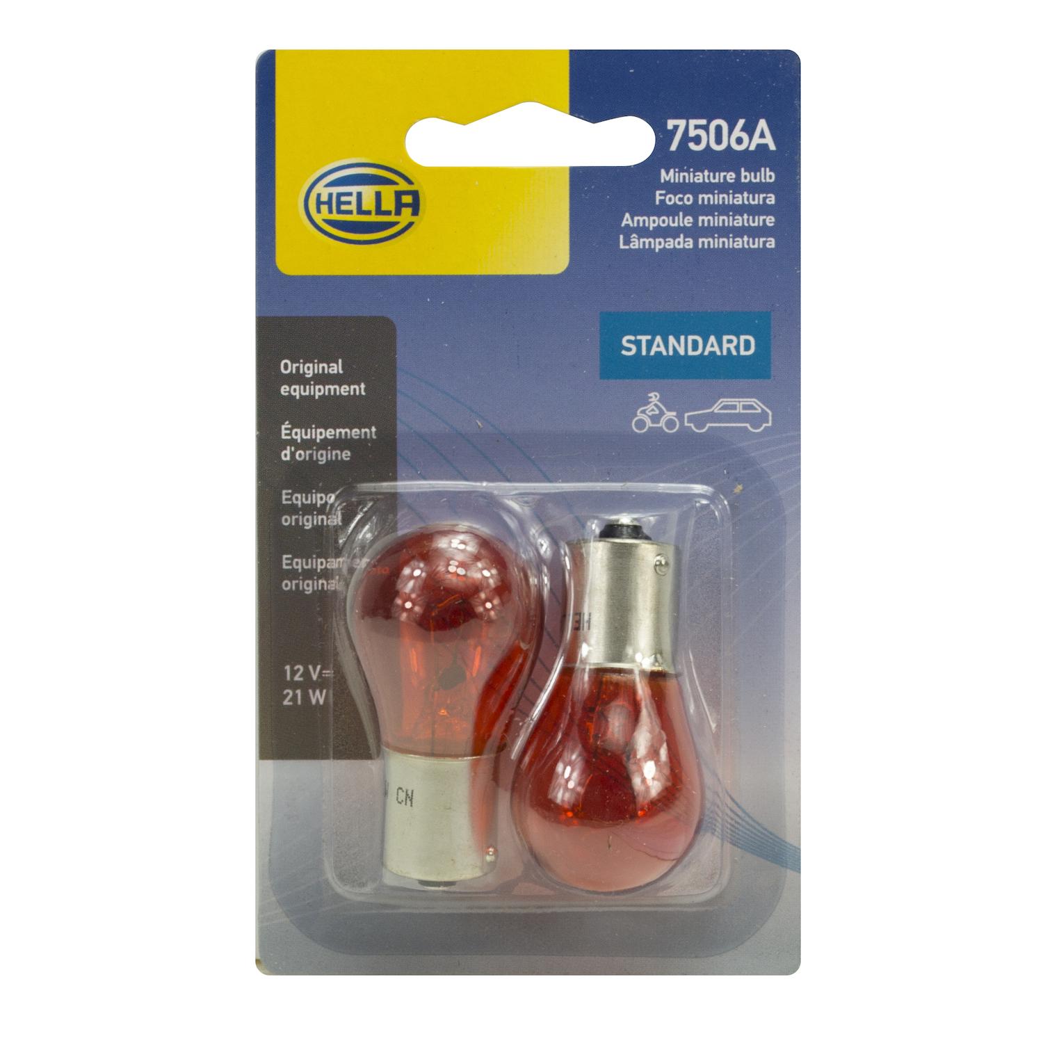 HELLA 7506ATB - Multi Purpose Light Bulb HELLA 7506ATB Back Up Light Bulb product image 2 of 2