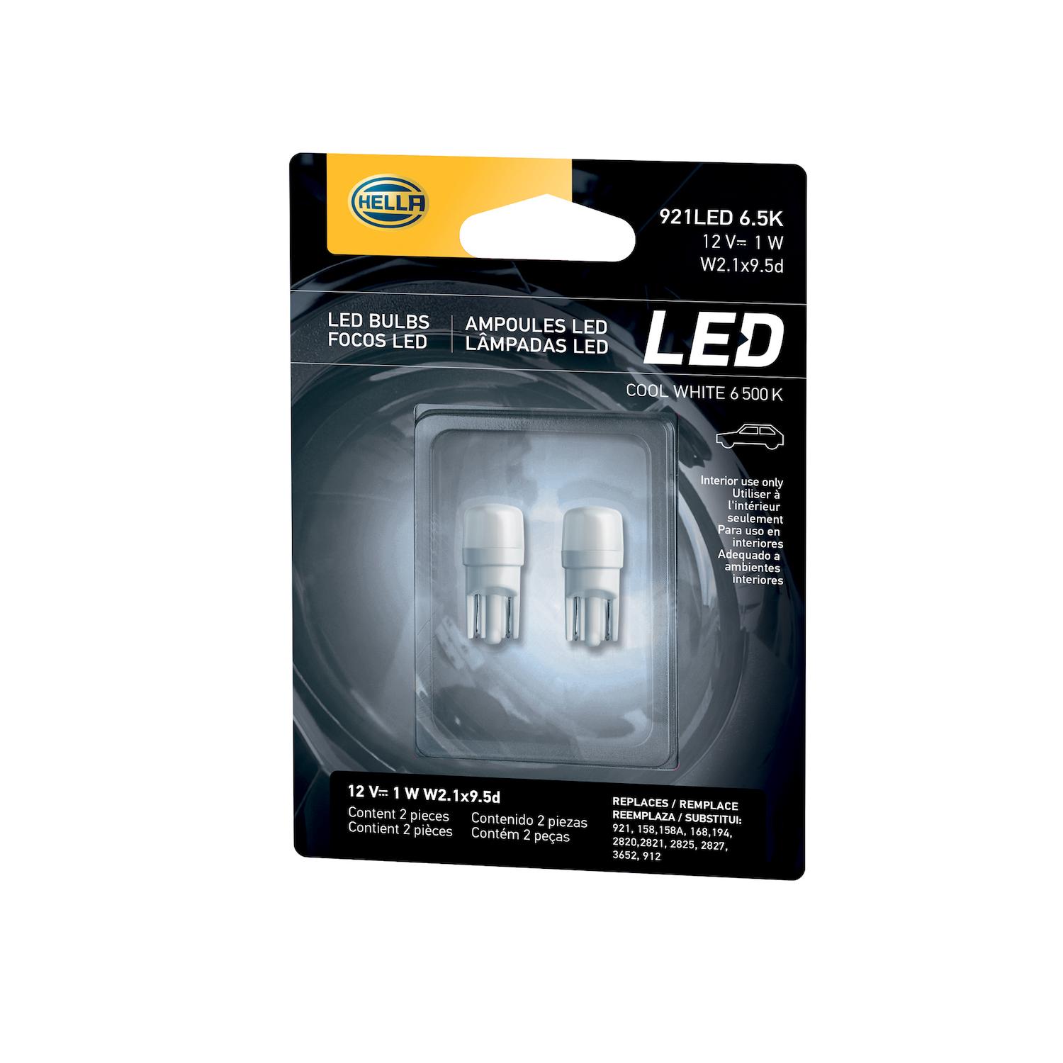 HELLA 921LED6.5K - Multi Purpose Light Bulb HELLA 921LED6.5K Ash Tray Light Bulb product image 2 of 2
