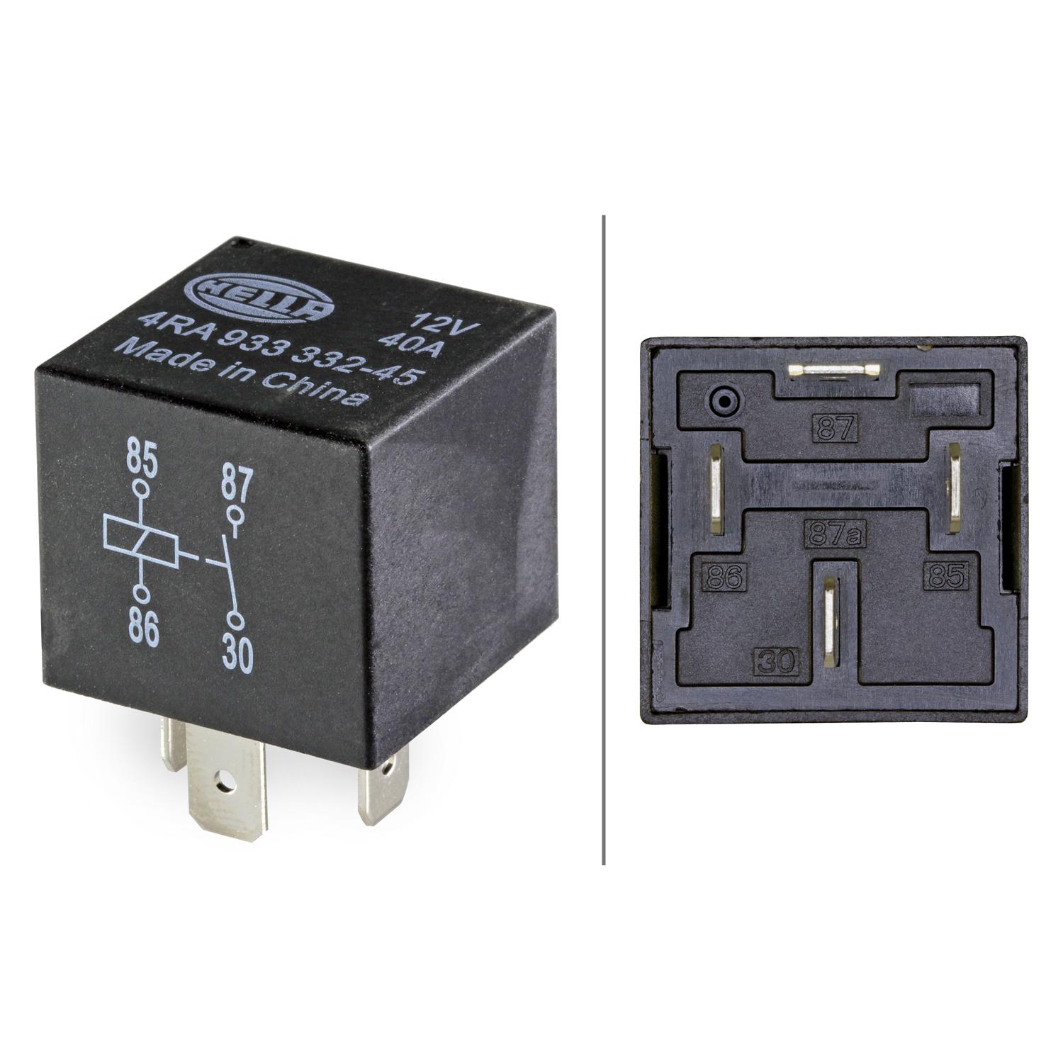 HELLA 933332451 A/C Condenser Fan Motor Relay product image 1 of 1