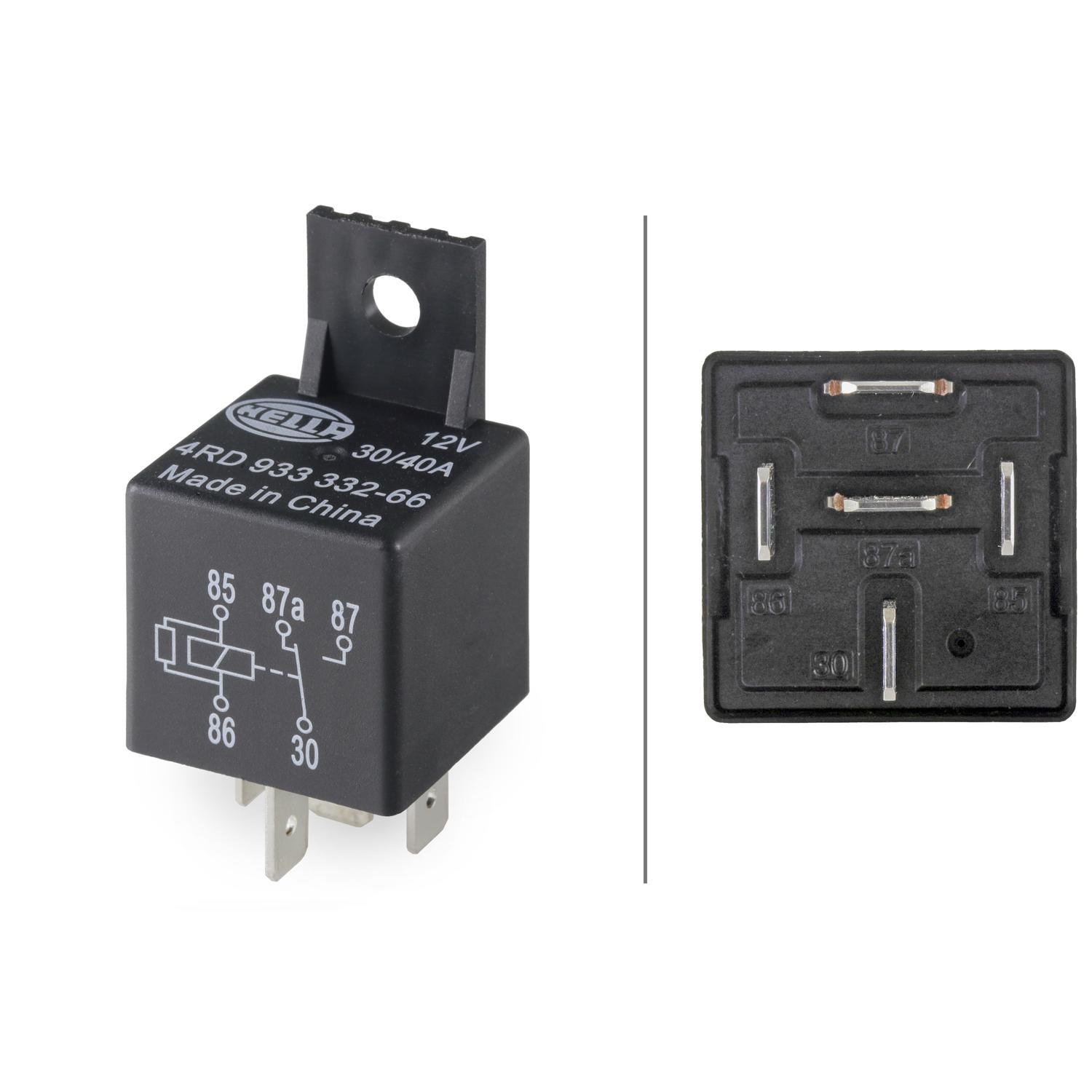 HELLA 933332661 - Fog Light Relay HELLA 933332661 A/C Clutch Relay product image 2 of 2