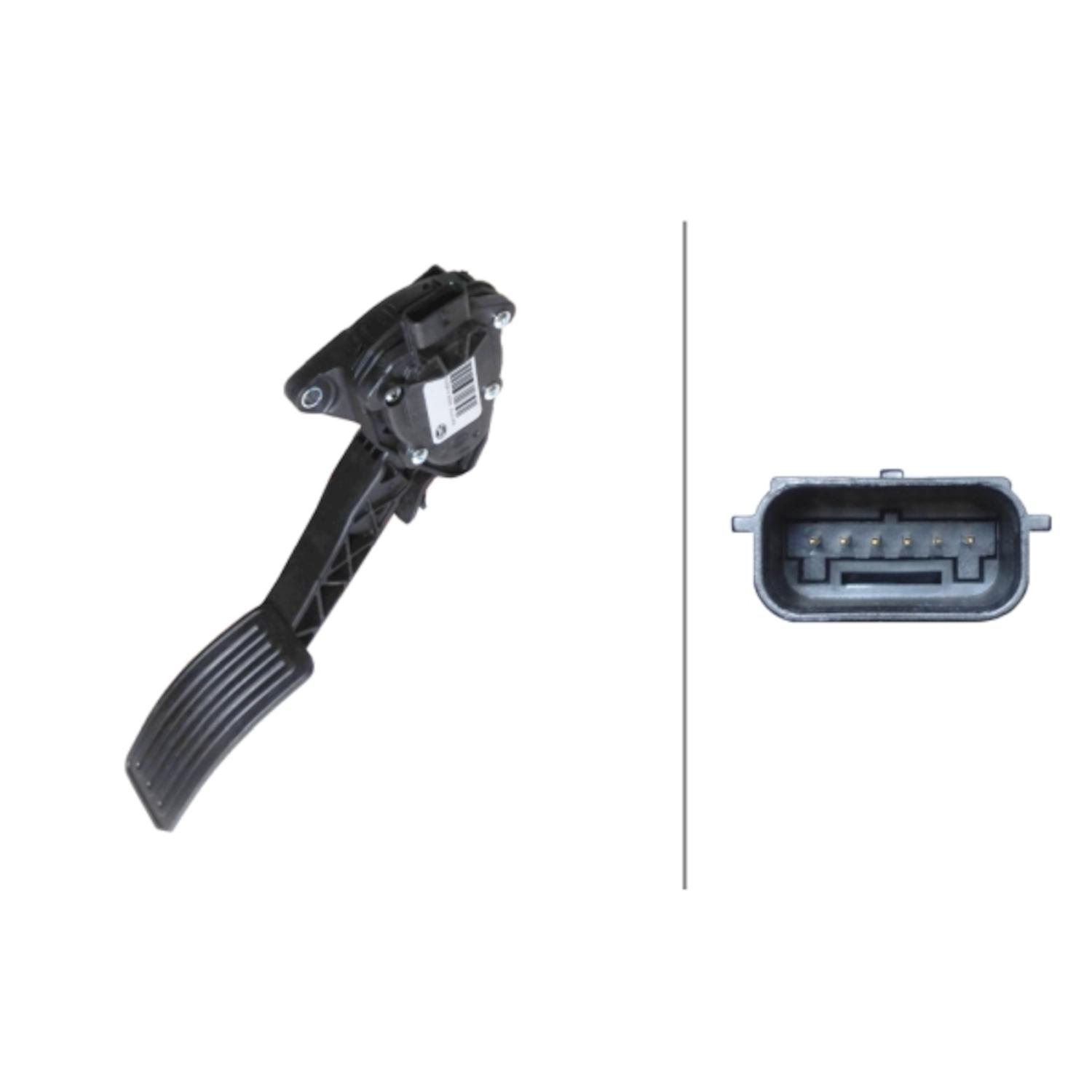 HELLA 934101701 - Accelerator Pedal Sensor HELLA 934101701 Accelerator Pedal Sensor product image 2 of 3