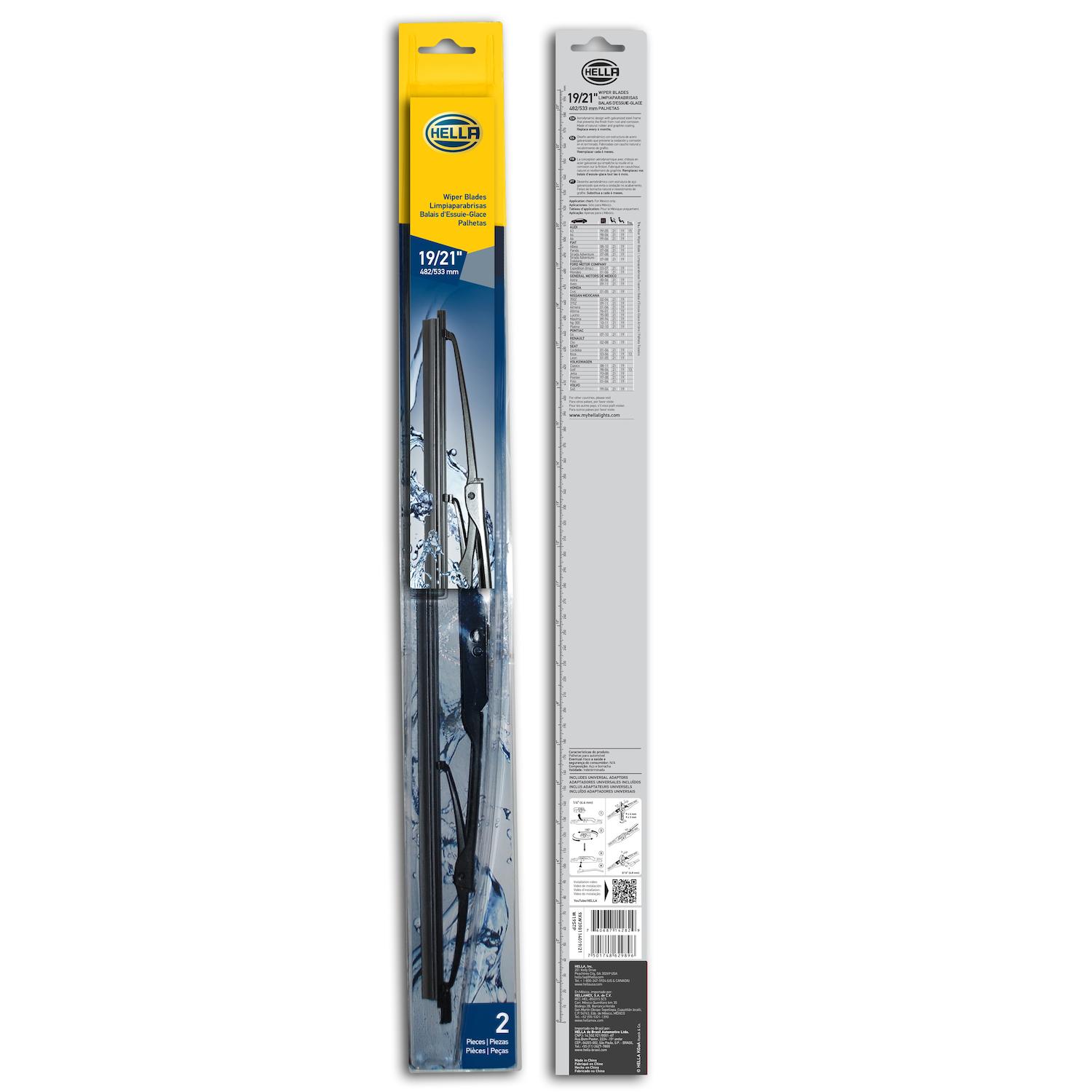 HELLA 9XW39811401921 - Windshield Wiper Blade HELLA 9XW39811401921 Windshield Wiper Blade product image 3 of 3