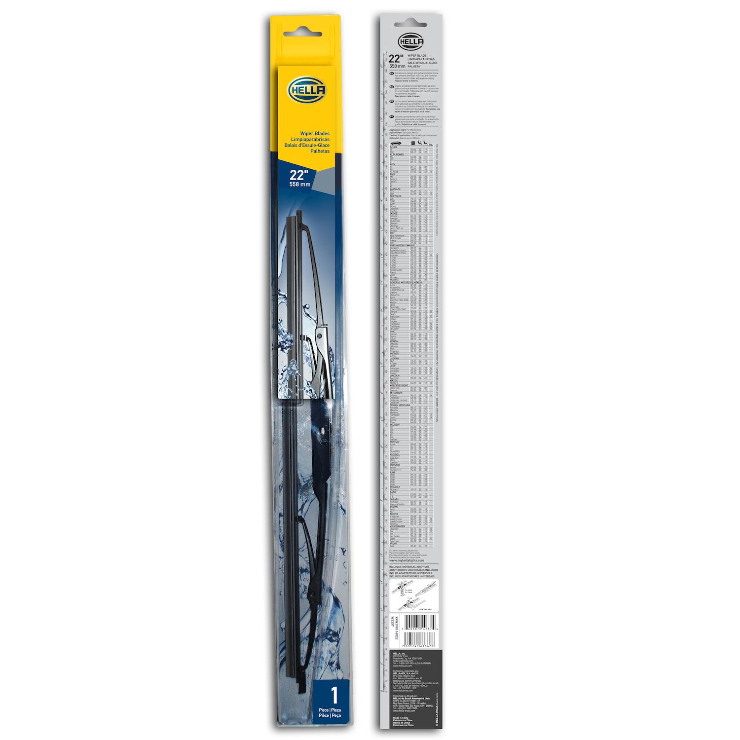 HELLA 9XW398114022 - Windshield Wiper Blade HELLA 9XW398114022 Windshield Wiper Blade product image 3 of 3