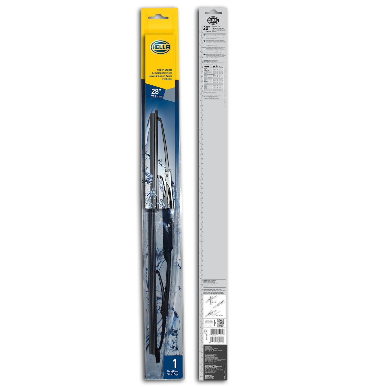 HELLA 9XW398114028 Windshield Wiper Blade product image 3 of 3