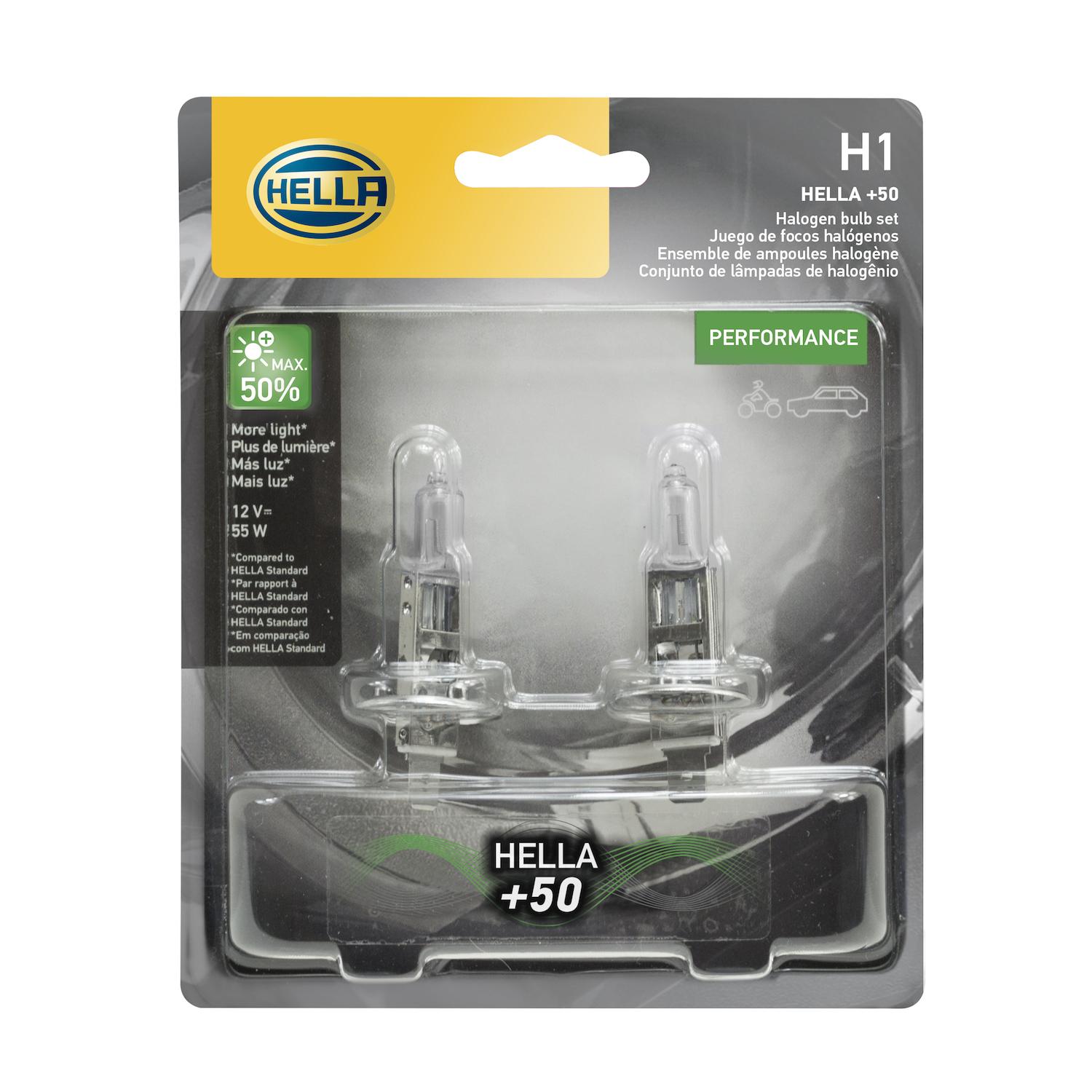 HELLA H1P50TB - Multi Purpose Light Bulb HELLA H1P50TB Daytime Running Light Bulb product image 2 of 2