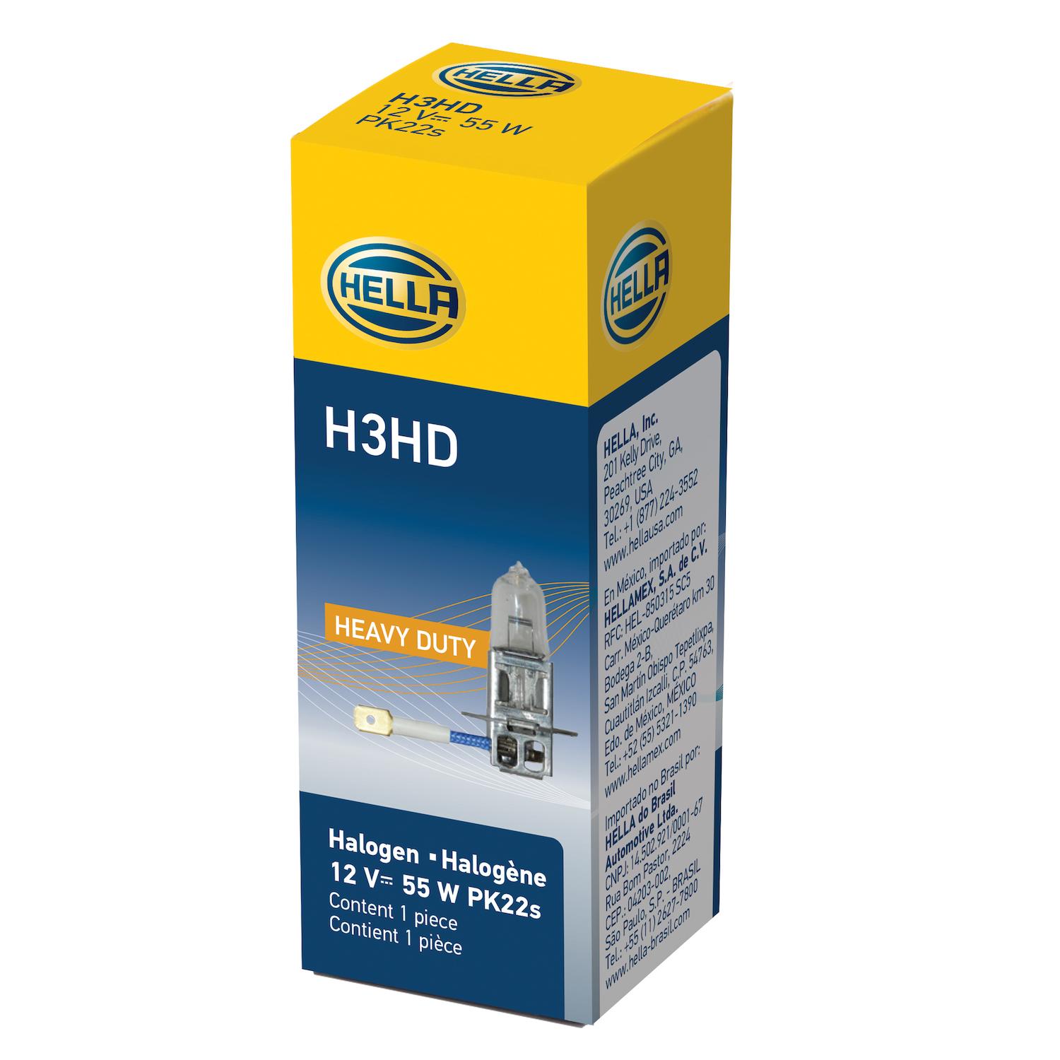 HELLA H3HD - Multi Purpose Light Bulb HELLA H3HD Cornering Light Bulb product image 2 of 2