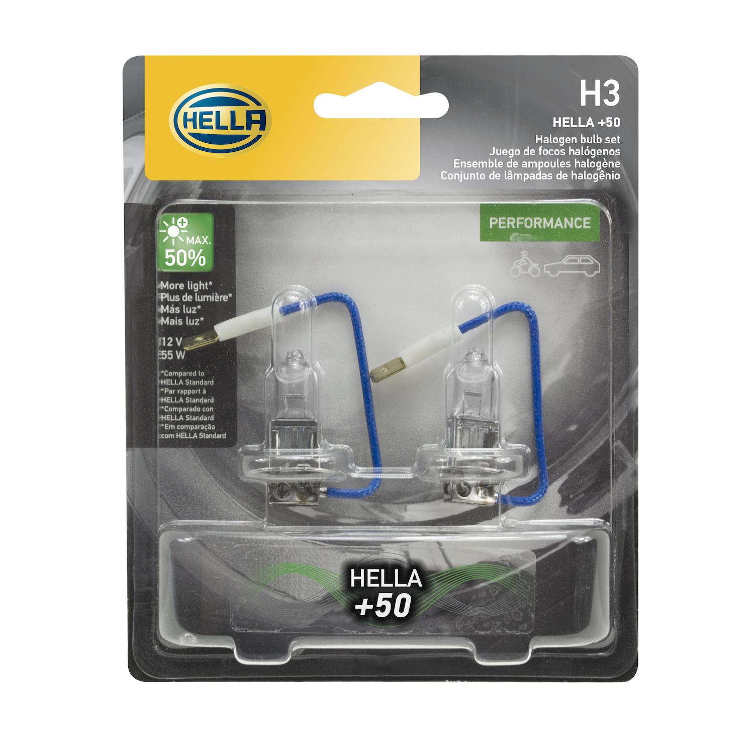 HELLA H3P50TB - Multi Purpose Light Bulb HELLA H3P50TB Cornering Light Bulb product image 2 of 2