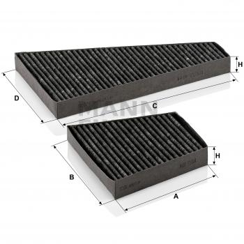 Mann-Filter CUK350002 Cabin Air Filter product image 1 of 1