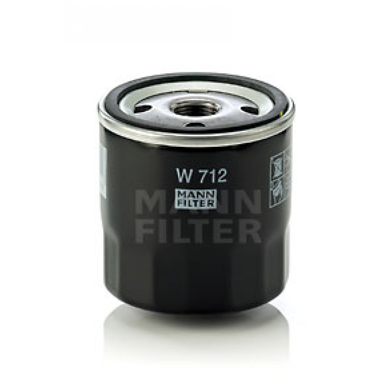 Mann-Filter W712 Engine Oil Filter product image 1 of 1