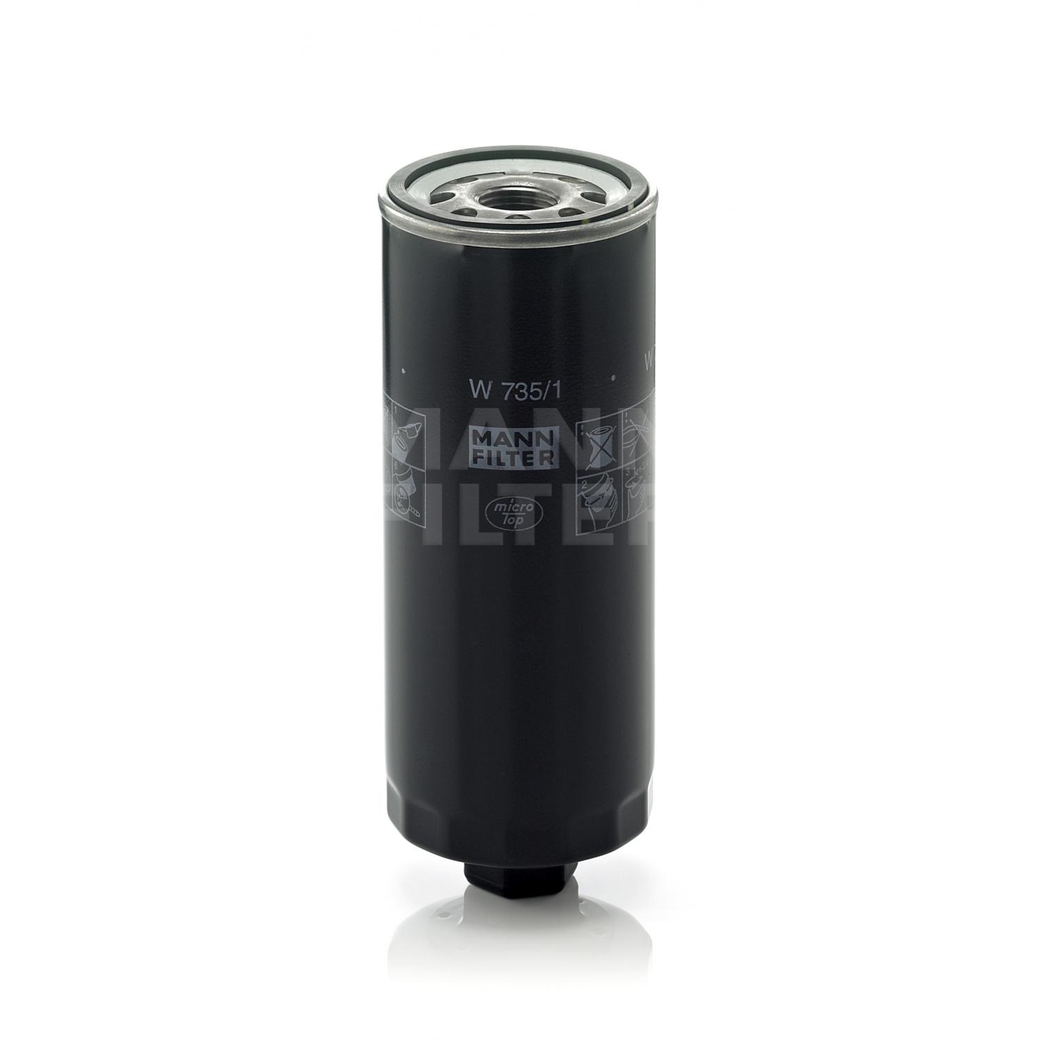 Mann-Filter W7351 Engine Oil Filter product image 1 of 1
