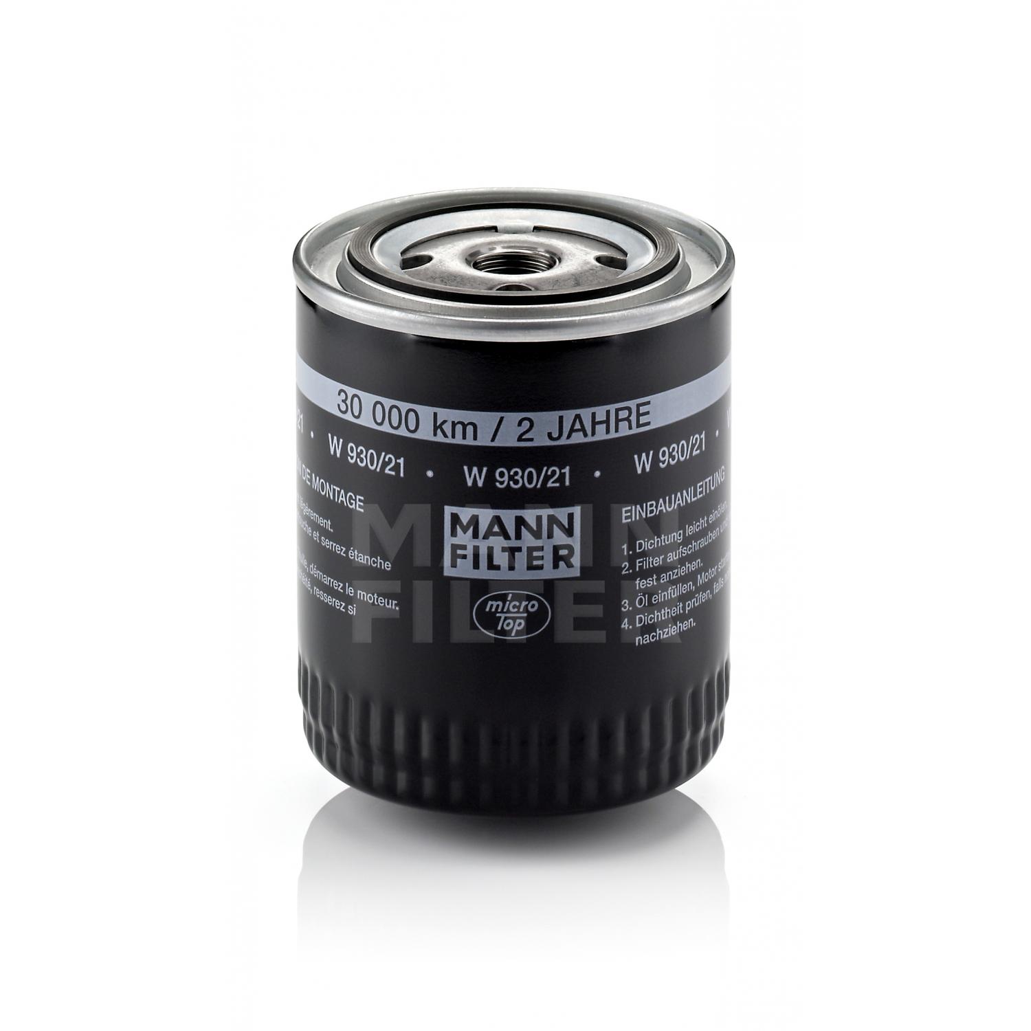 Mann-Filter W93021 Engine Oil Filter product image 1 of 1