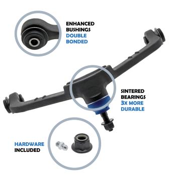 Mevotech CMK3198 Suspension Control Arm and Ball Joint Assembly product image 1 of 6