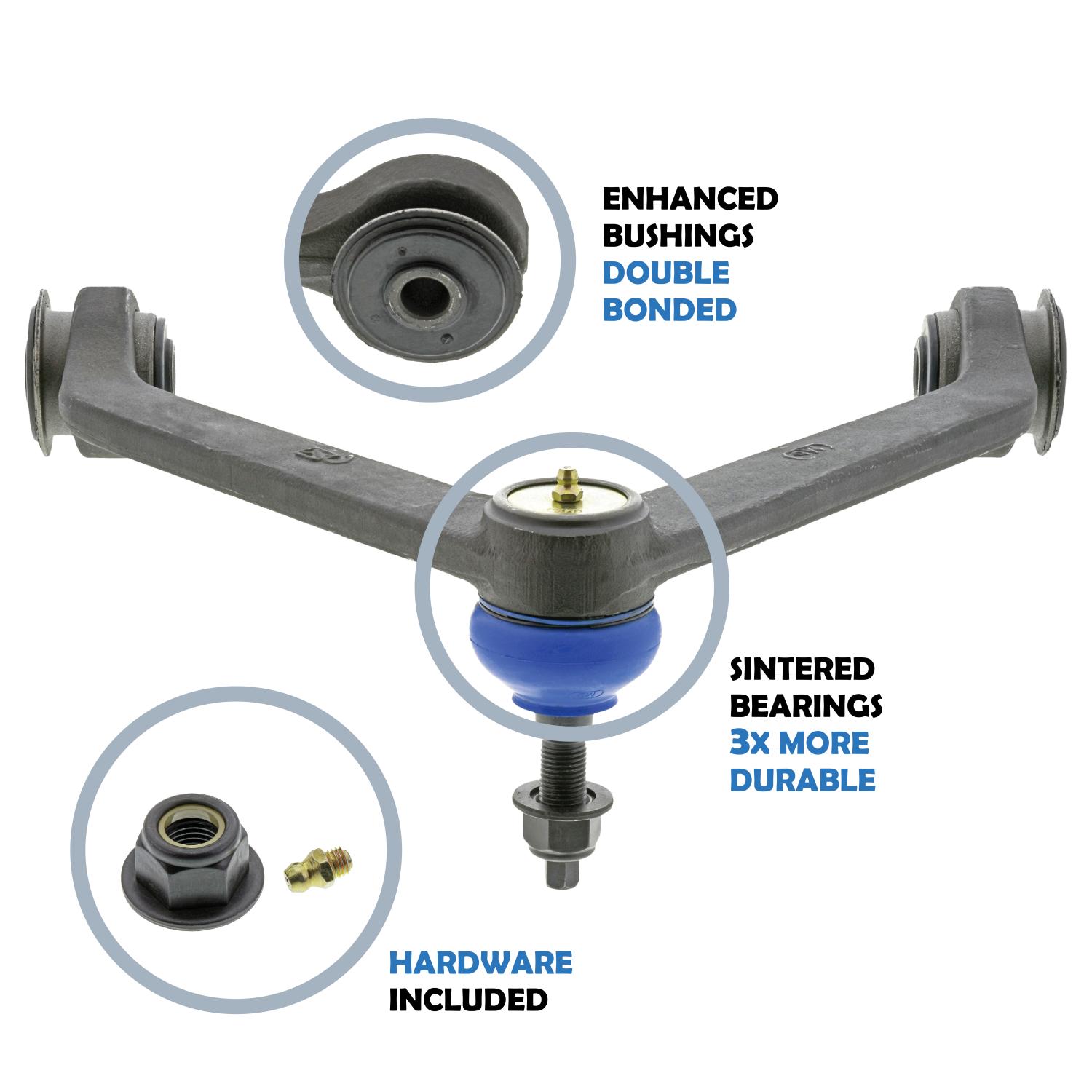 Mevotech CMK7424 - Suspension Control Arm and Ball Joint Assembly Mevotech CMK7424 Suspension Control Arm and Ball Joint Assembly product image 2 of 7