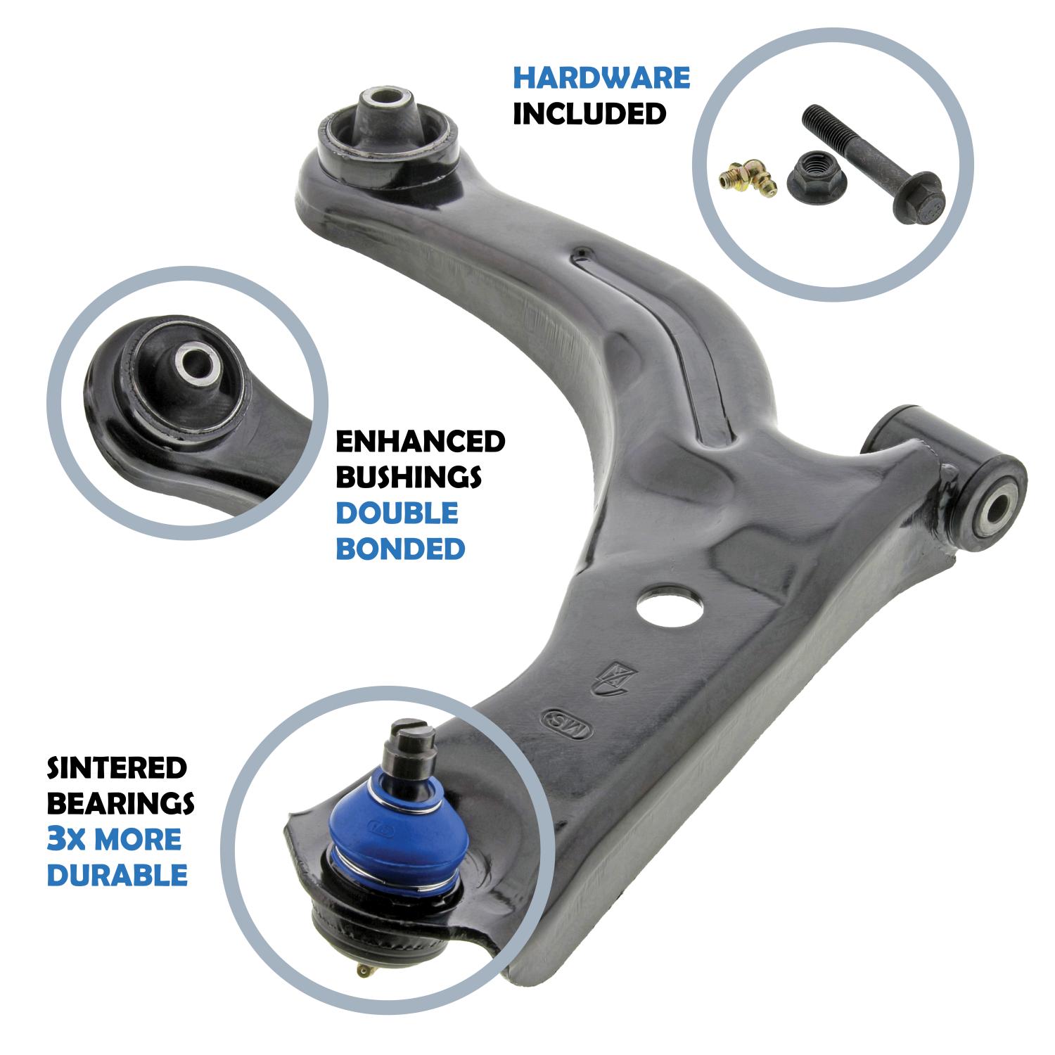 Mevotech CMK80399 - Suspension Control Arm and Ball Joint Assembly Mevotech CMK80399 Suspension Control Arm and Ball Joint Assembly product image 1 of 6